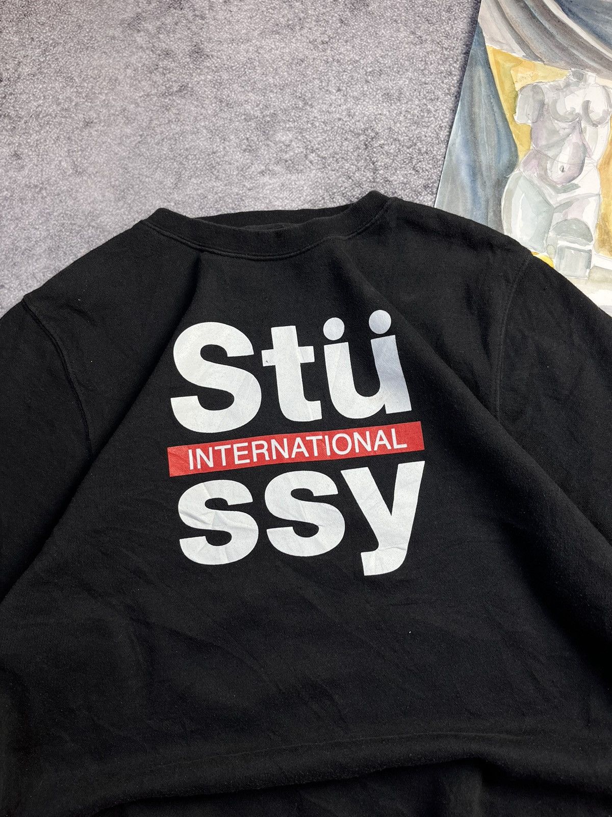 Stussy 🔥STUSSY VINTAGE BIG LOGO BOXY HOODED SWEATSHIRT 90’s USA Size US L / EU 52-54 / 3 - 2 Thumbnail