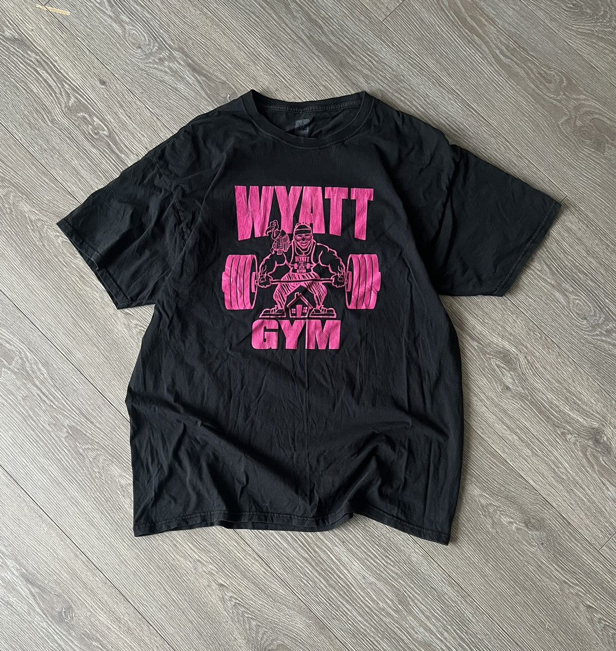 Vintage × WWE × WWF WYATT GYM T-SHIRT Size US XL / EU 56 / 4 - 1 Thumbnail