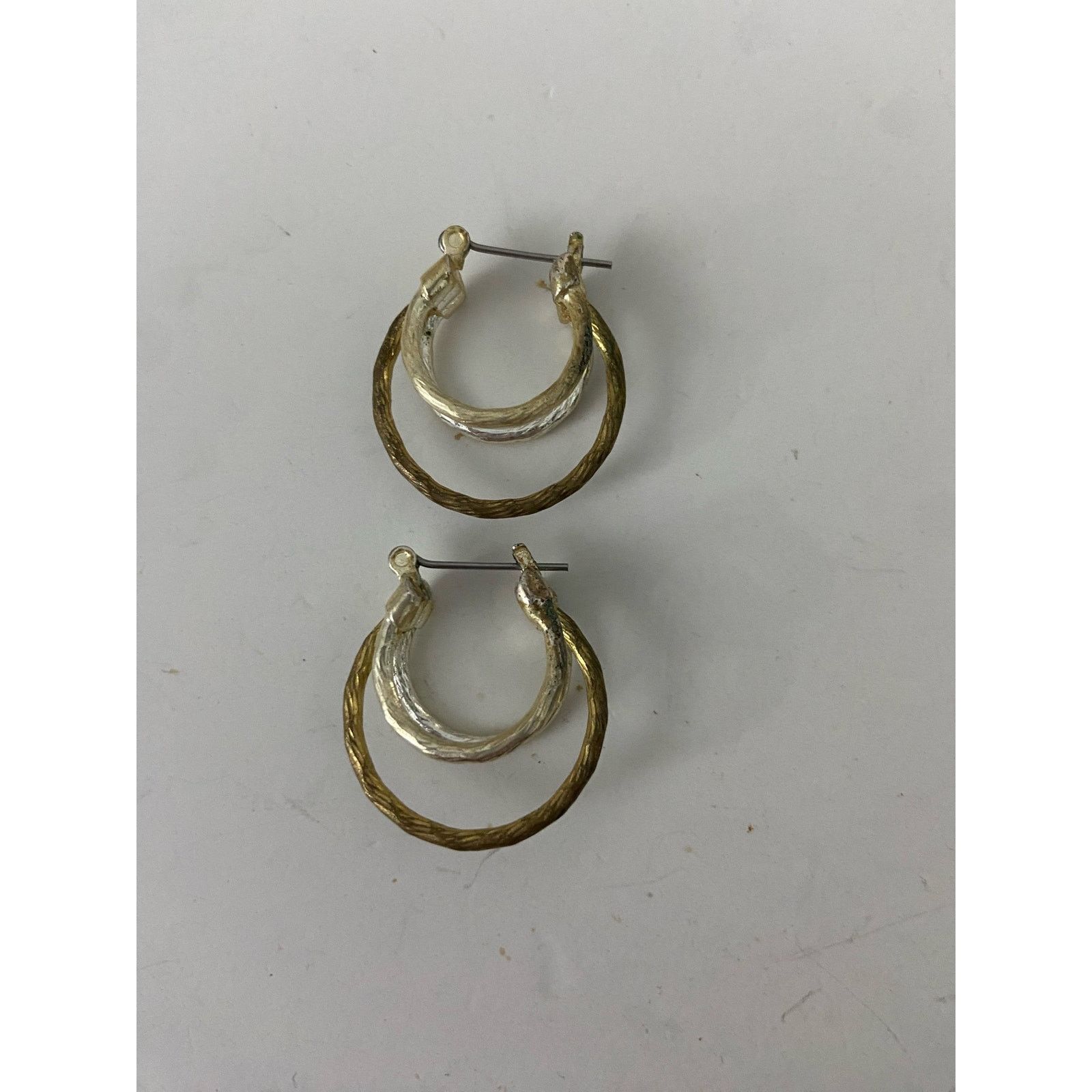 Other Mixed tone hoop earrings Size ONE SIZE - 3 Thumbnail