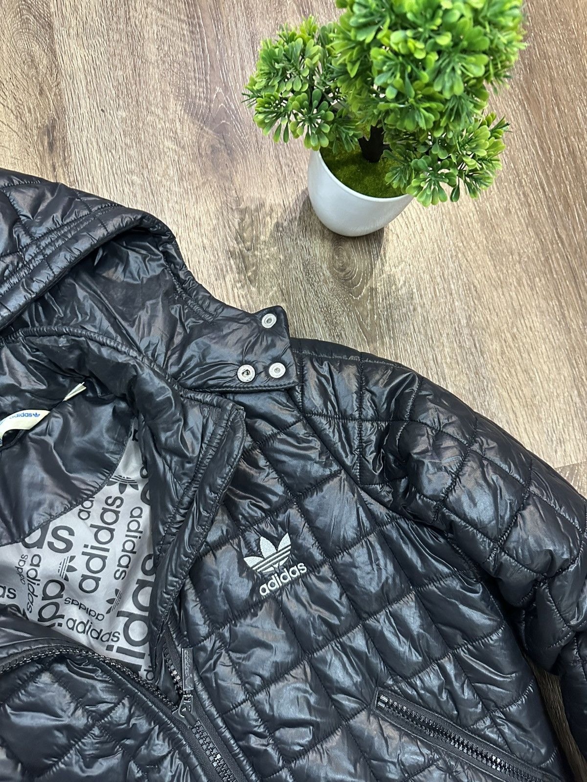 Adidas Adidas Original Vintage Puffer Jacket Size S / US 4 / IT 40 - 5 Thumbnail