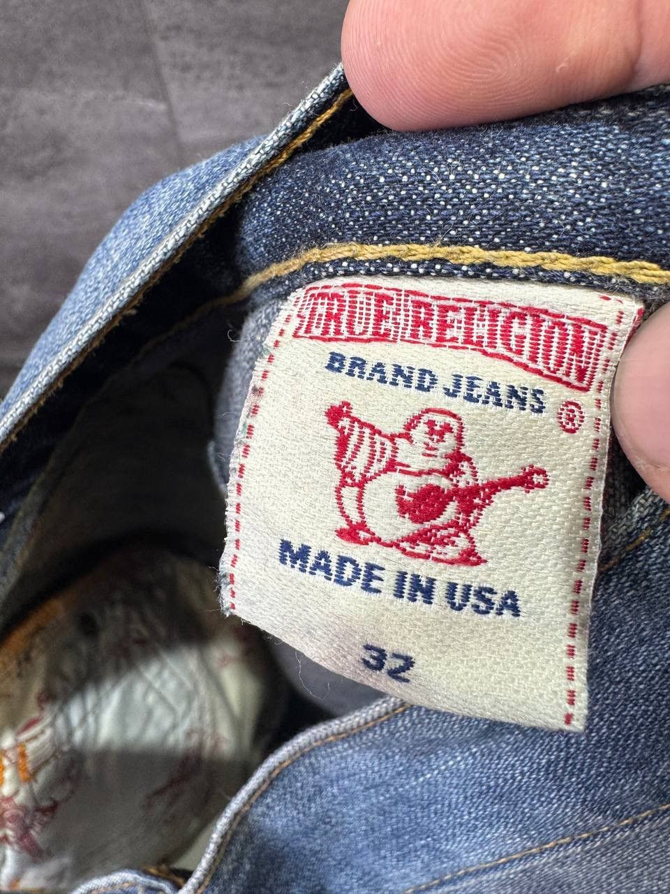 True Religion True Religion Men's Ricky Denim Jeans Size US 32 / EU 48 - 15 Thumbnail