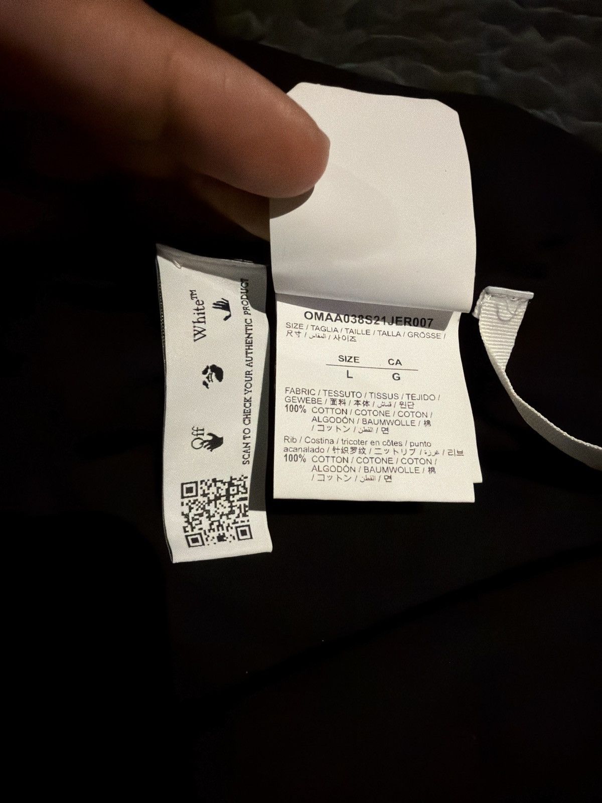 Off-White Off white caravaggio t shirt Size US L / EU 52-54 / 3 - 9 Thumbnail