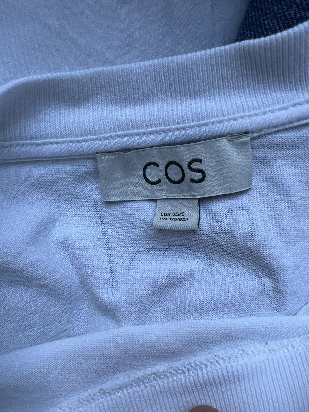 Cos White T-shirt Size XS / US 0-2 / IT 36-38 - 3 Thumbnail