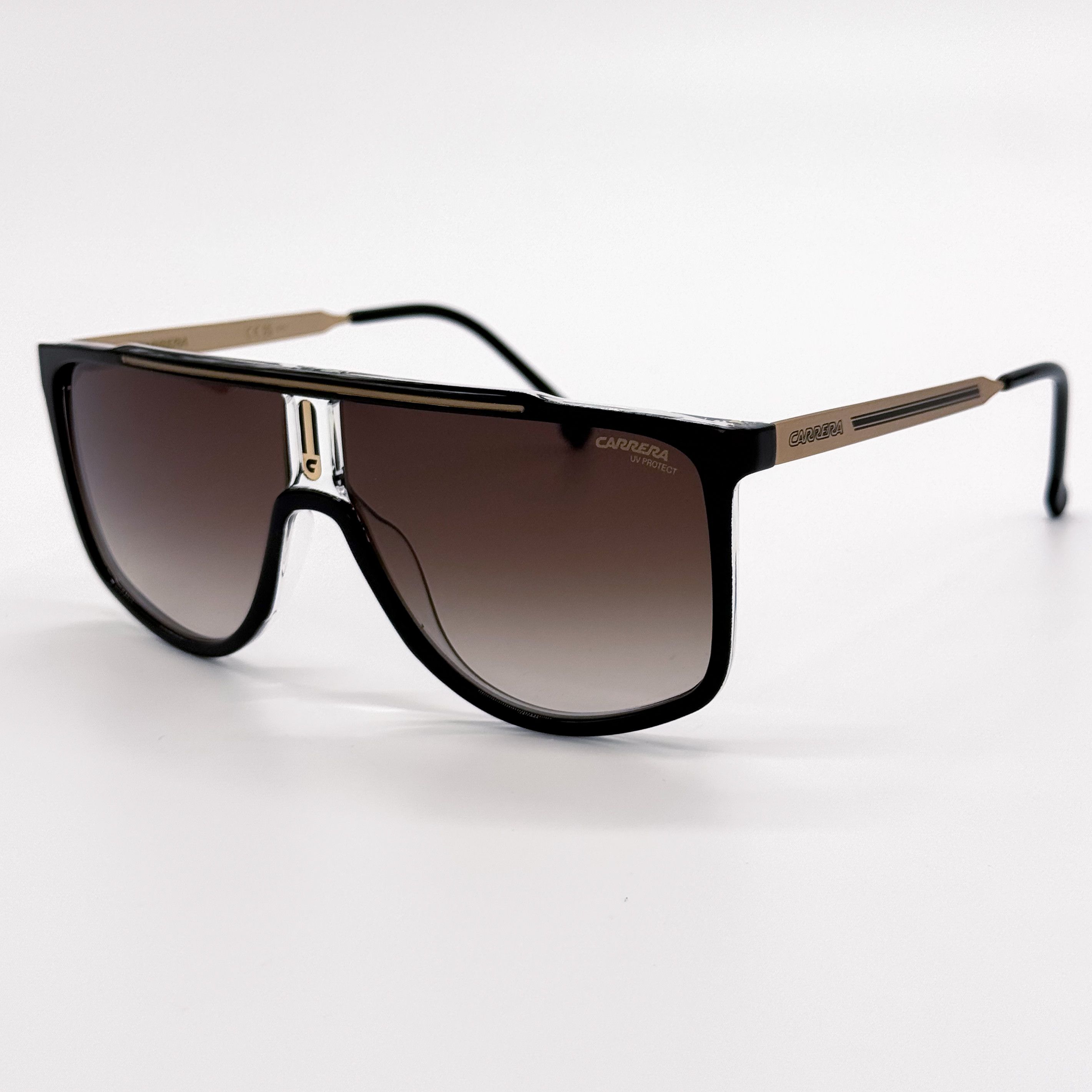Carrera NEW CARRERA 1056/S 2M2 SUNGLASSES MEN GOLD BLACK SQUARE Size ONE SIZE - 5 Thumbnail