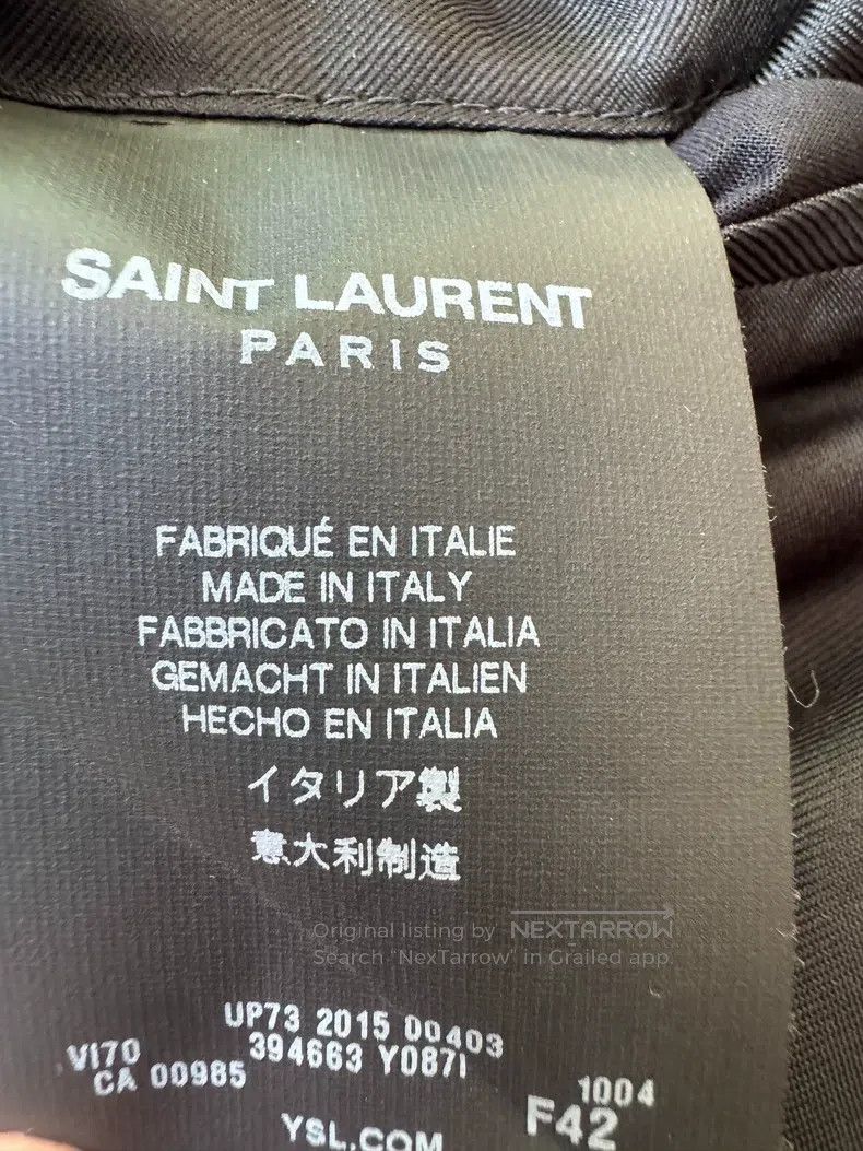 Saint Laurent Paris Saint Laurent Paris jacket Size US S / EU 44-46 / 1 - 4 Thumbnail