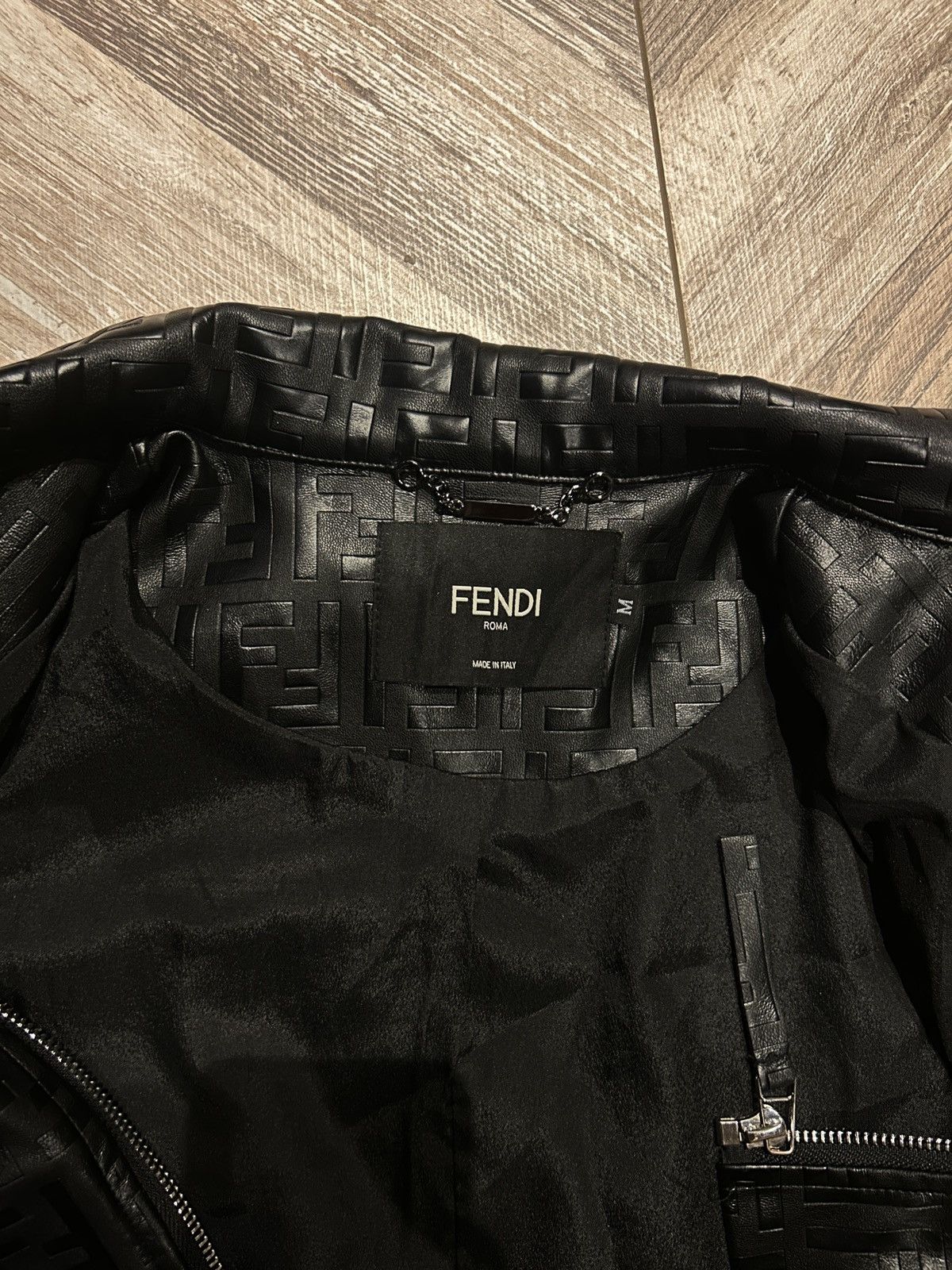 Fendi Fendi Leather Jacket Size M / US 6-8 / IT 42-44 - 8 Thumbnail