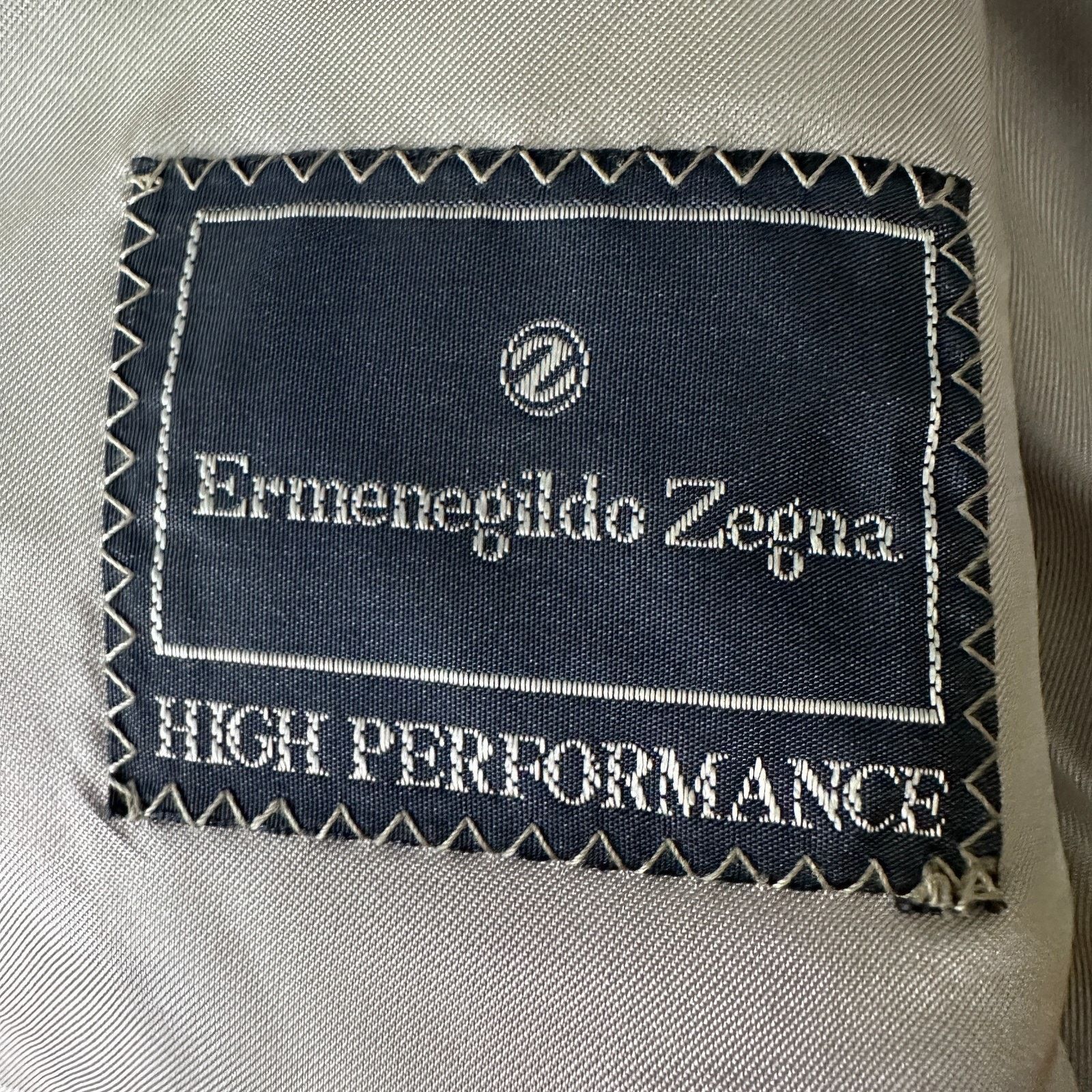 Ermenegildo Zegna Ermenegildo Zegna Blazer Jacket Men 44R Beige Widowpane Wool Size 44R - 7 Thumbnail