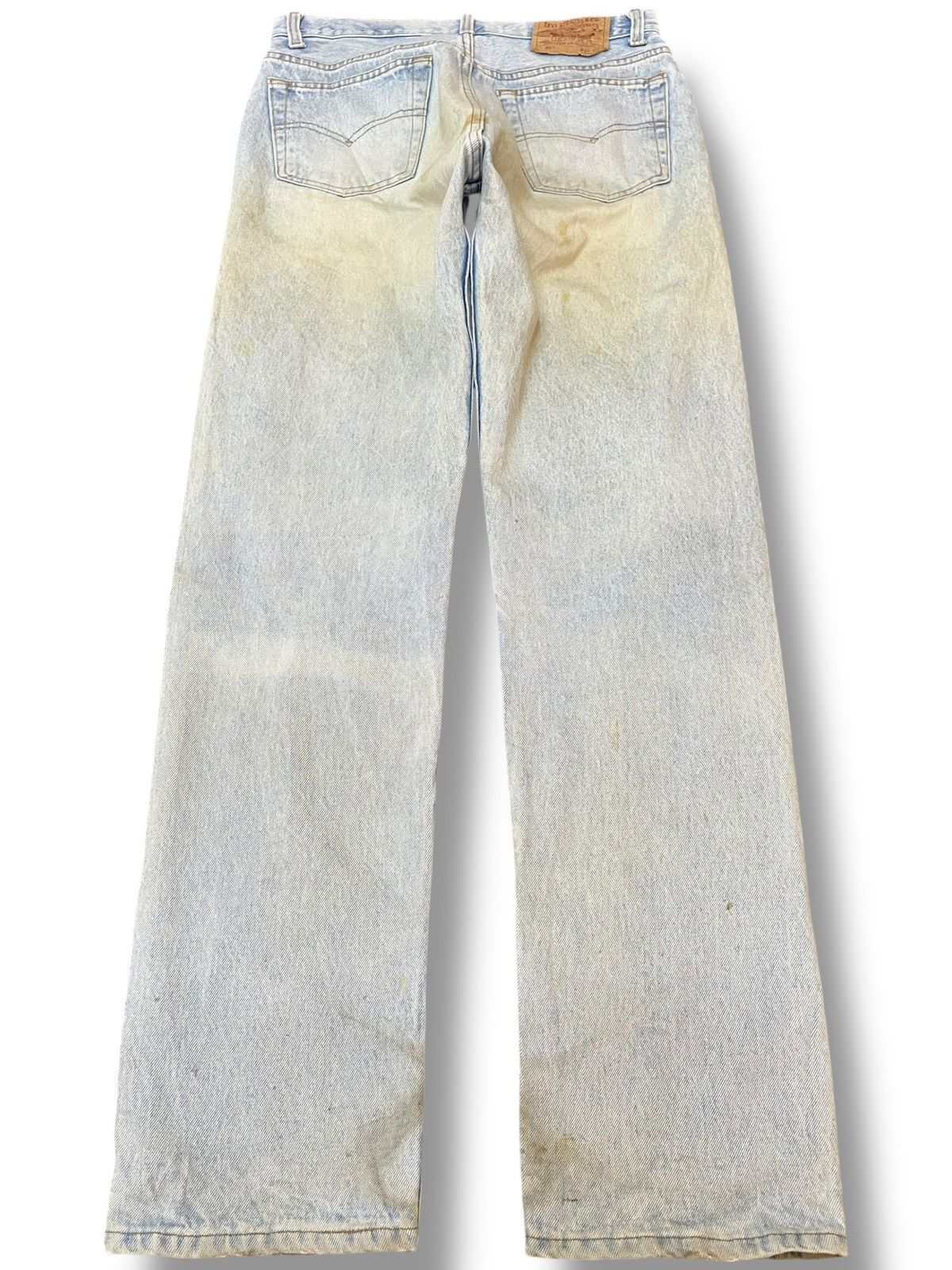 Levi's Vintage Clothing Vintage Levi’s 501 Straight Loose Mudwash Faded Denim Size US 30 / EU 46 - 5 Thumbnail
