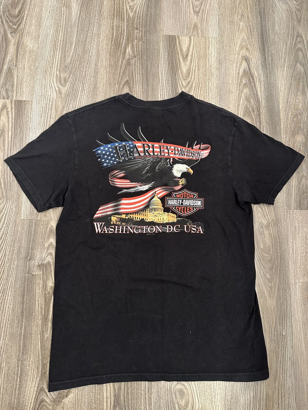 Harley Davidson Vintage Harley Davidson Tee Size US M / EU 48-50 / 2 - 2 Thumbnail