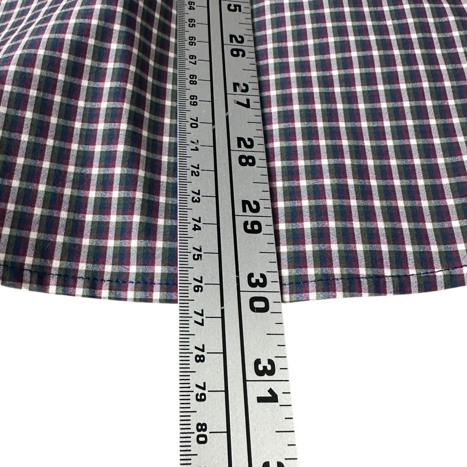 Mizzen+Main Mizzen + Main Shirt Men’s Medium Red Blue Green Check Size US M / EU 48-50 / 2 - 10 Thumbnail