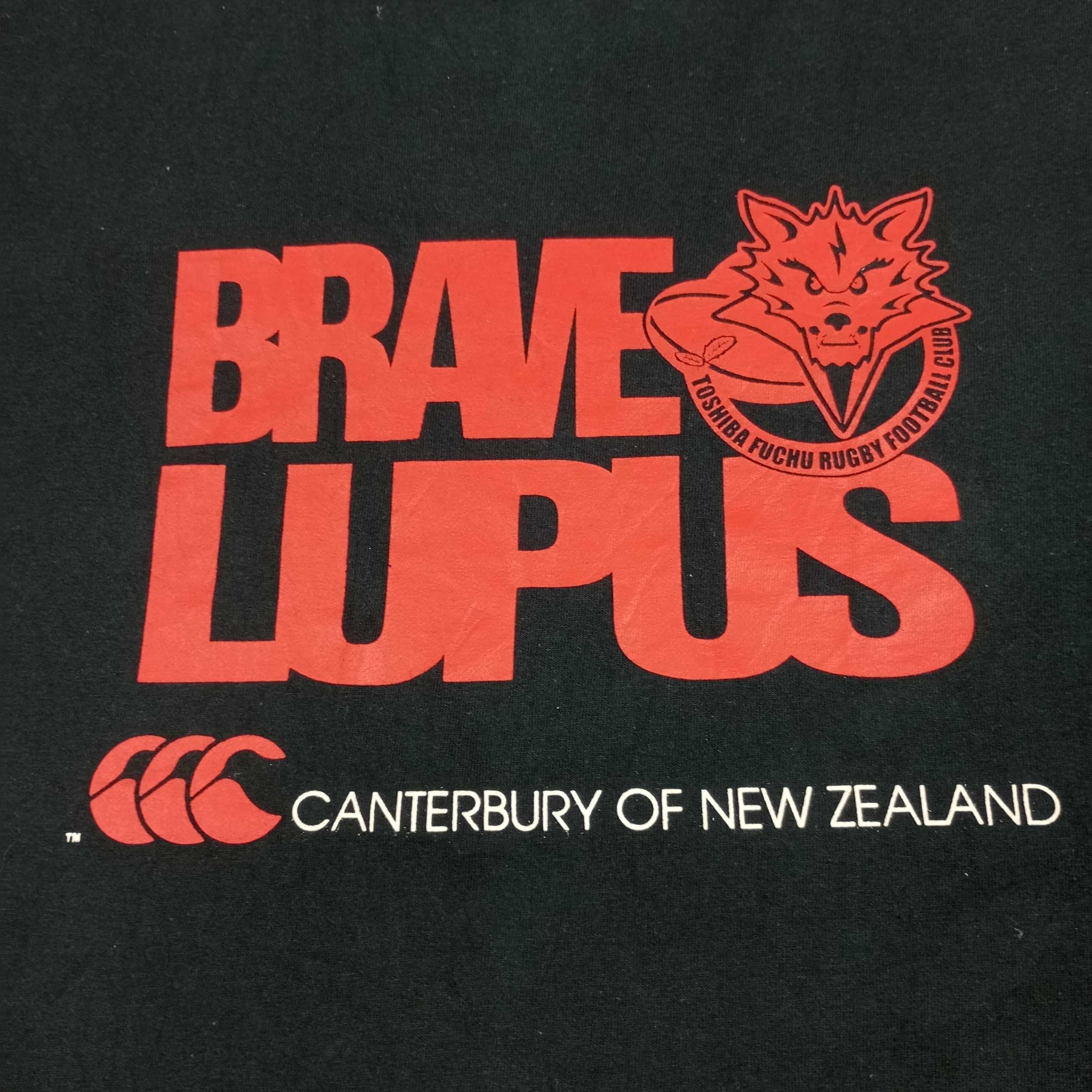 Canterbury of New Zealand × Vintage Canterbury Toshiba Brave Lupus Rugby Football Club Tees Size US M / EU 48-50 / 2 - 2 Thumbnail