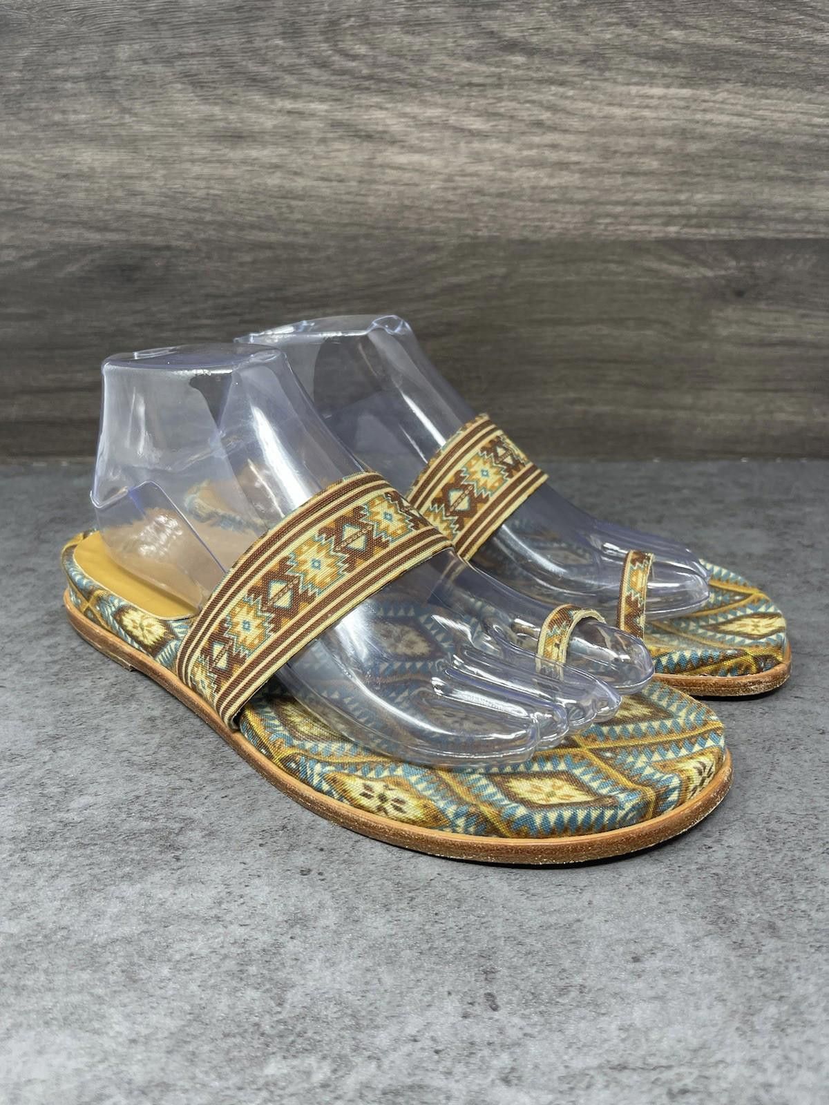 Other Theodora Callum Shoes Womens Size 8 Sandals Toe Ring Size US 8 / IT 38 - 4 Thumbnail