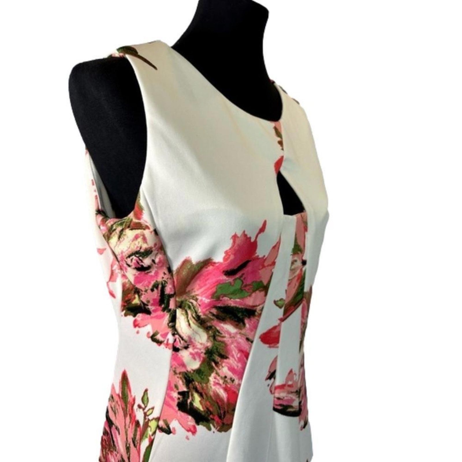 Designer Gabby Skye Floral Print A-Line Dress - Size 14 Size XL / US 12-14 / IT 48-50 - 2 Thumbnail