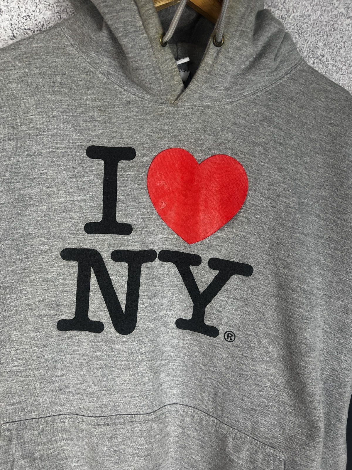 Vintage Vintage I Love NY New York Y2K Hoodie Size US XL / EU 56 / 4 - 3 Thumbnail