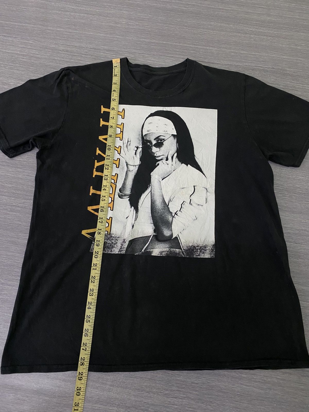 Rap Tees × Vintage Aaliyah Solo Rappers Singer Tees Size US XL / EU 56 / 4 - 12 Thumbnail