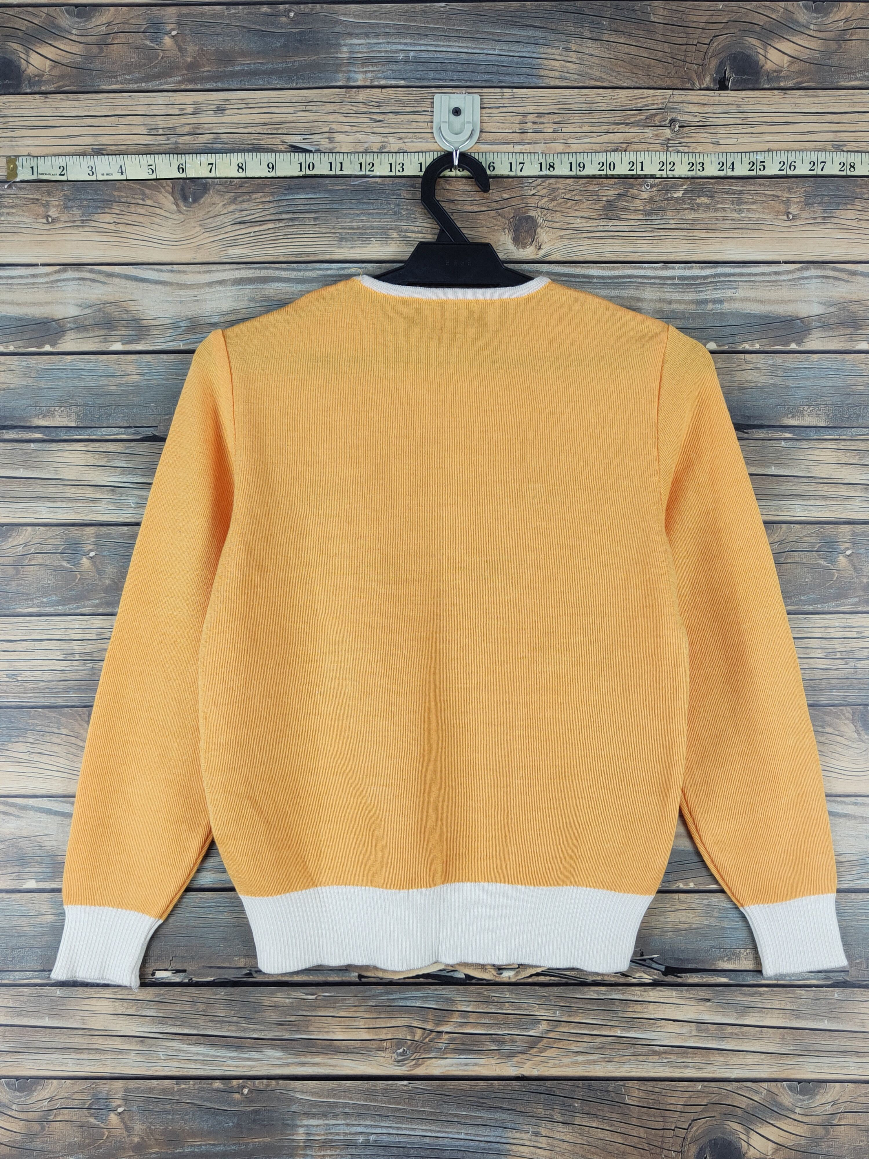 Homespun Knitwear × Japanese Brand × Vintage ElParis vintage Yellow Knitwear Sweatshirts #W1247 Size S / US 4 / IT 40 - 8 Thumbnail