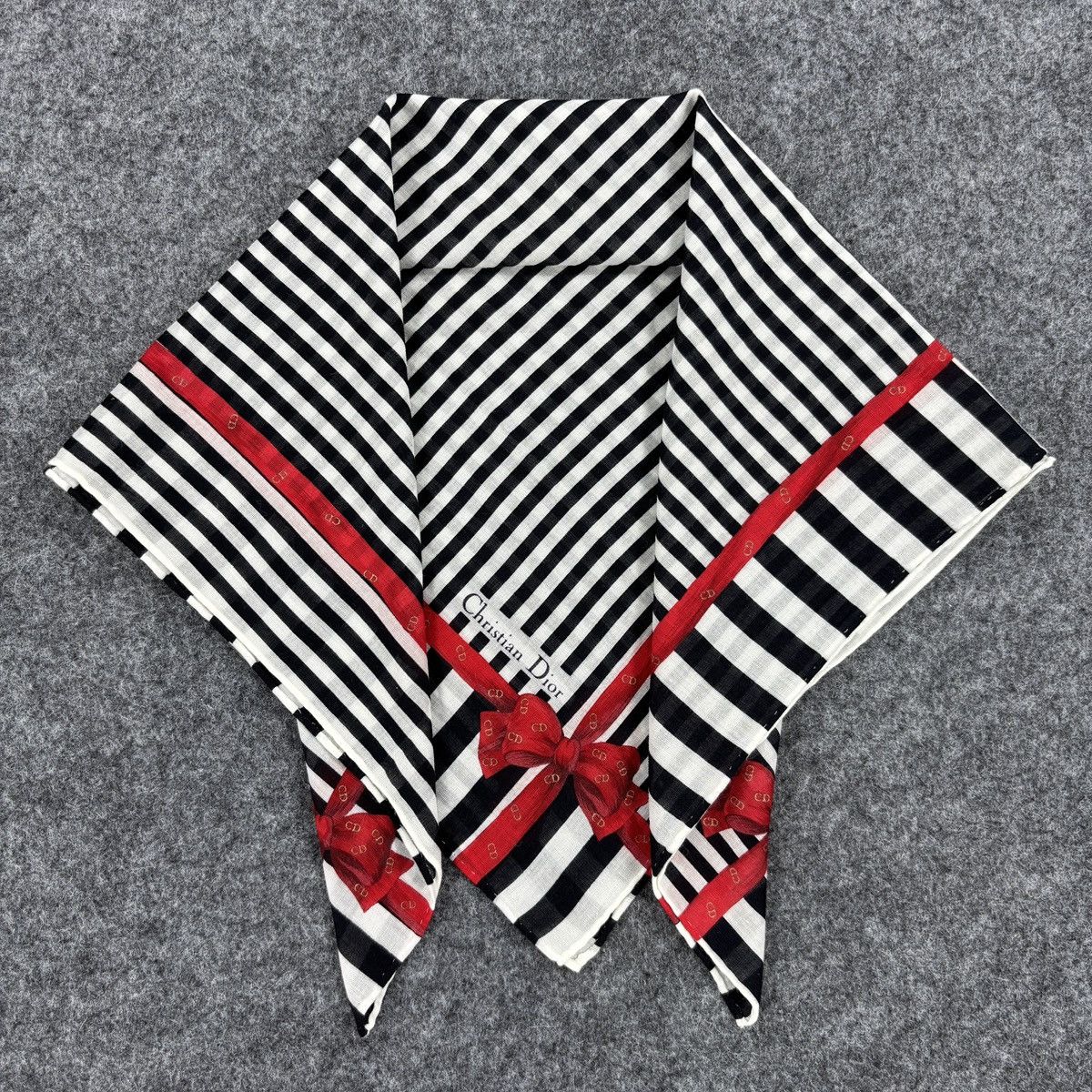 Christian Dior Monsieur × Vintage Handkerchief # E007 # Bandana # Neckerchief Size ONE SIZE - 1 Thumbnail