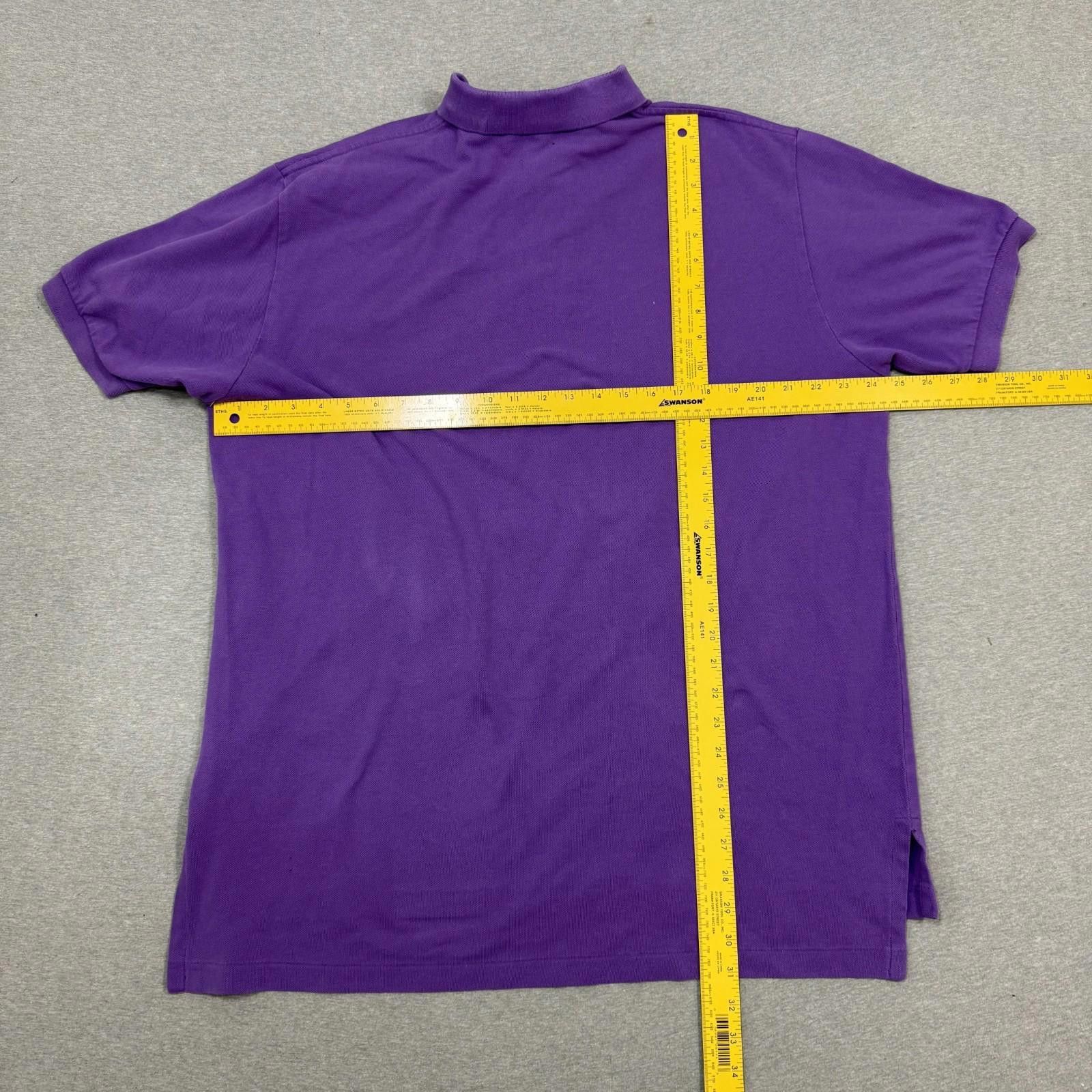 Polo Ralph Lauren Vintage Polo Ralph Lauren Polo Shirt Mens XL Purple Size US XL / EU 56 / 4 - 5 Thumbnail