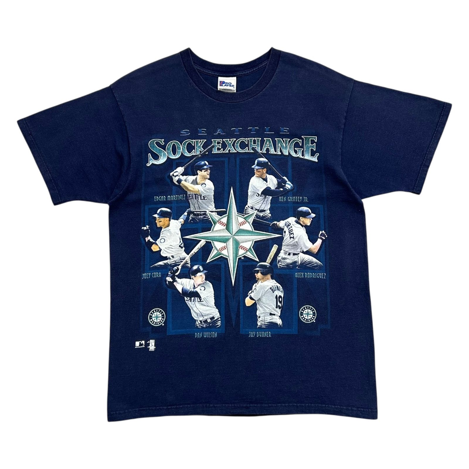 MLB VTG 90s SEATTLE MARINERS PRO PLAYER 1998 GRIFFEY RODRIGUES Size US L / EU 52-54 / 3 - 1 Thumbnail