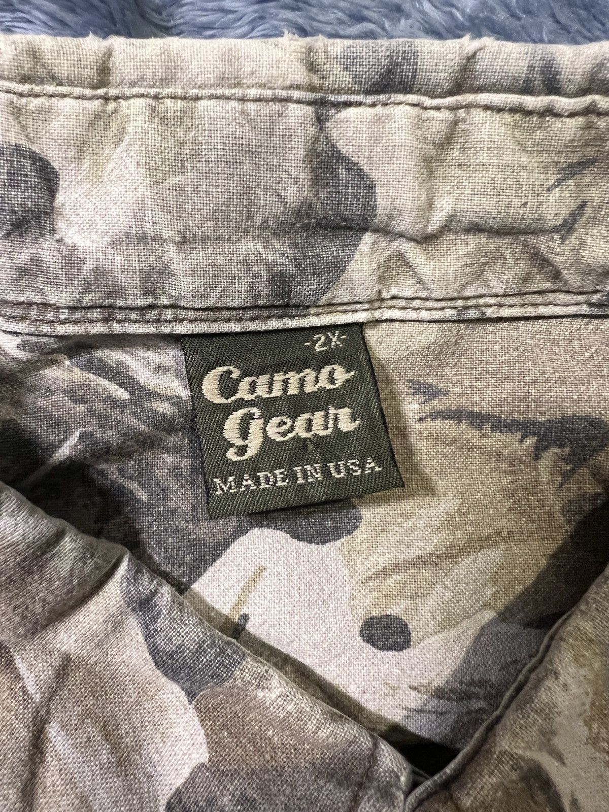 Realtree × Vintage REALTREE PRINT SHIRT BUTTONS UP CAMO VINTAGE Y2K Size US XXL / EU 58 / 5 - 2 Thumbnail