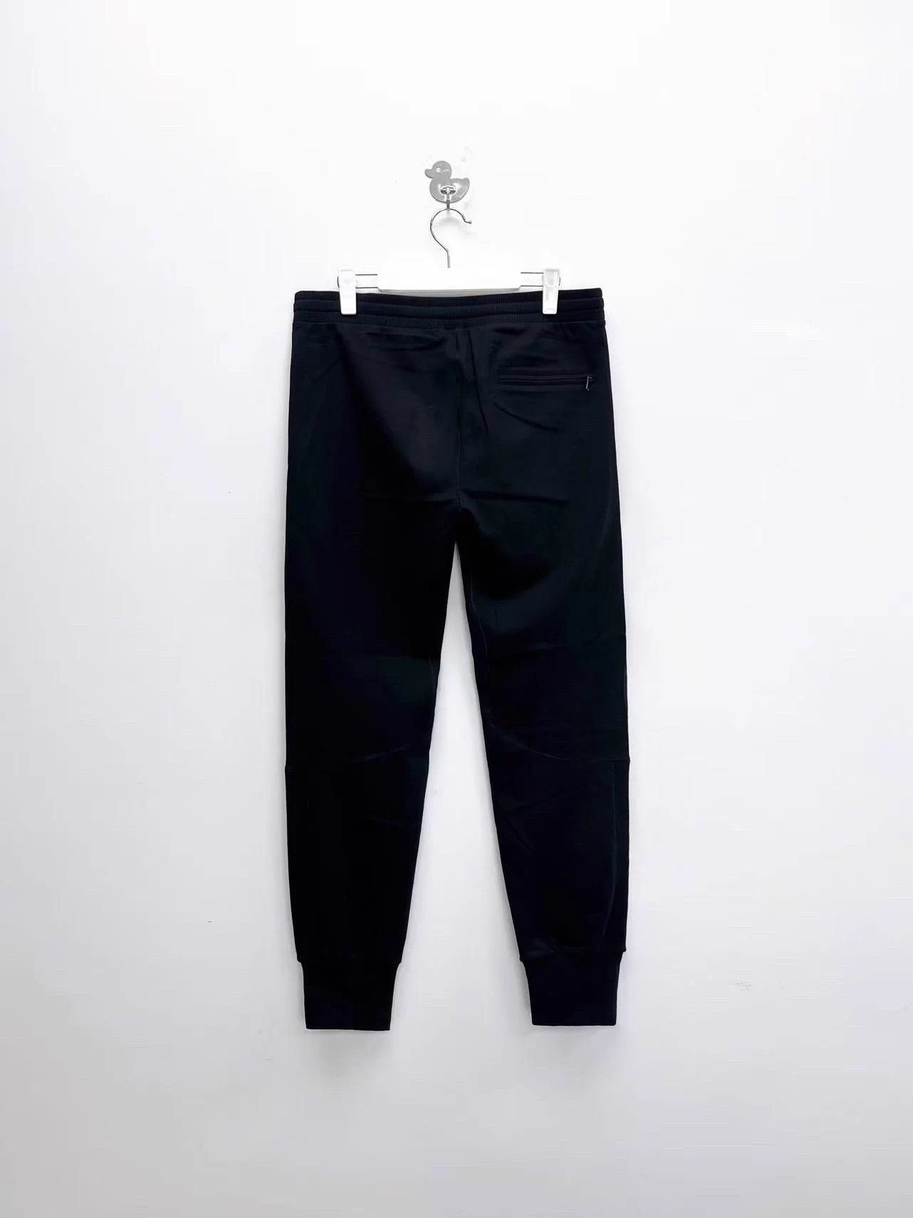 Dolce & Gabbana Dolce&Gabbana Black Wool-Knit Athletic Track Pants 52 Size US 41 - 2 Thumbnail