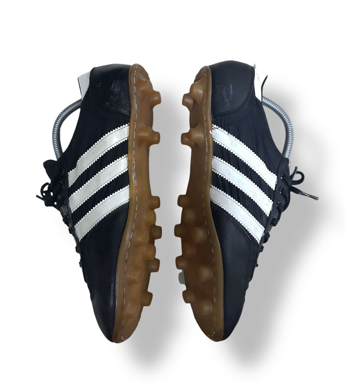 Adidas Vintage 80s Adidas Football Cleats Black Nylon Canvas Size US 9 / EU 42 - 5 Thumbnail