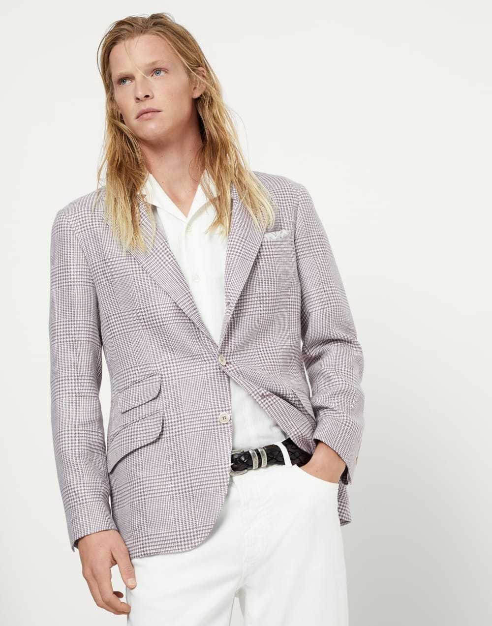 Jacket Linen in Purple