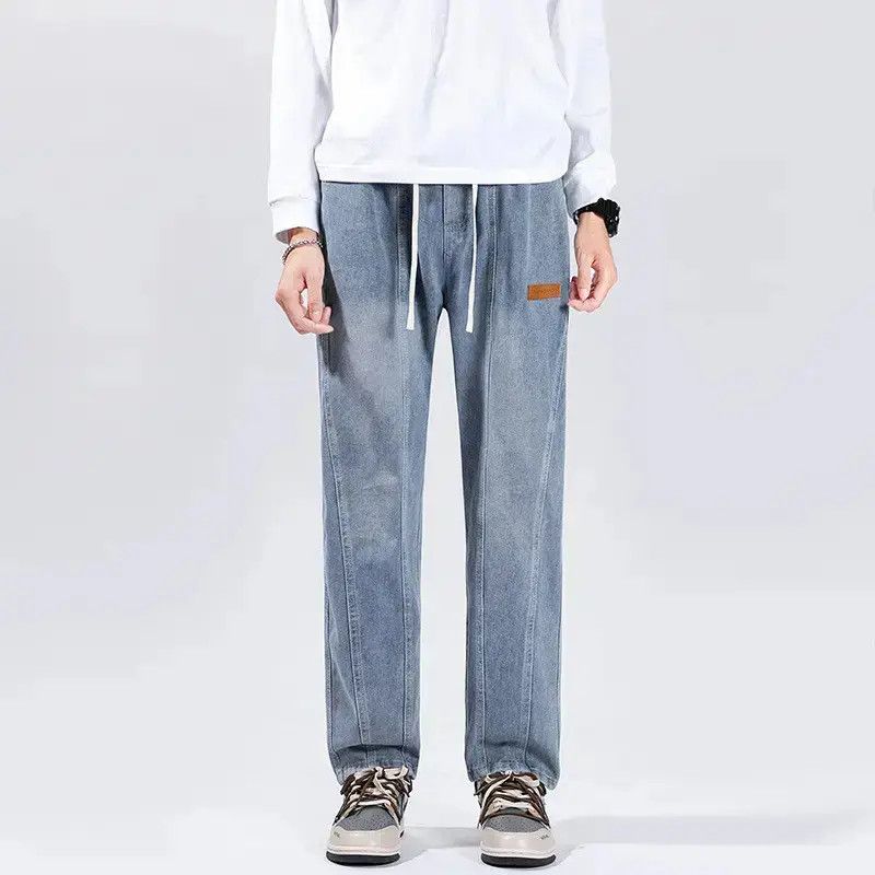 Japanese Brand Retro loose high street straight leg jeans Size US 32 / EU 48 - 1 Thumbnail