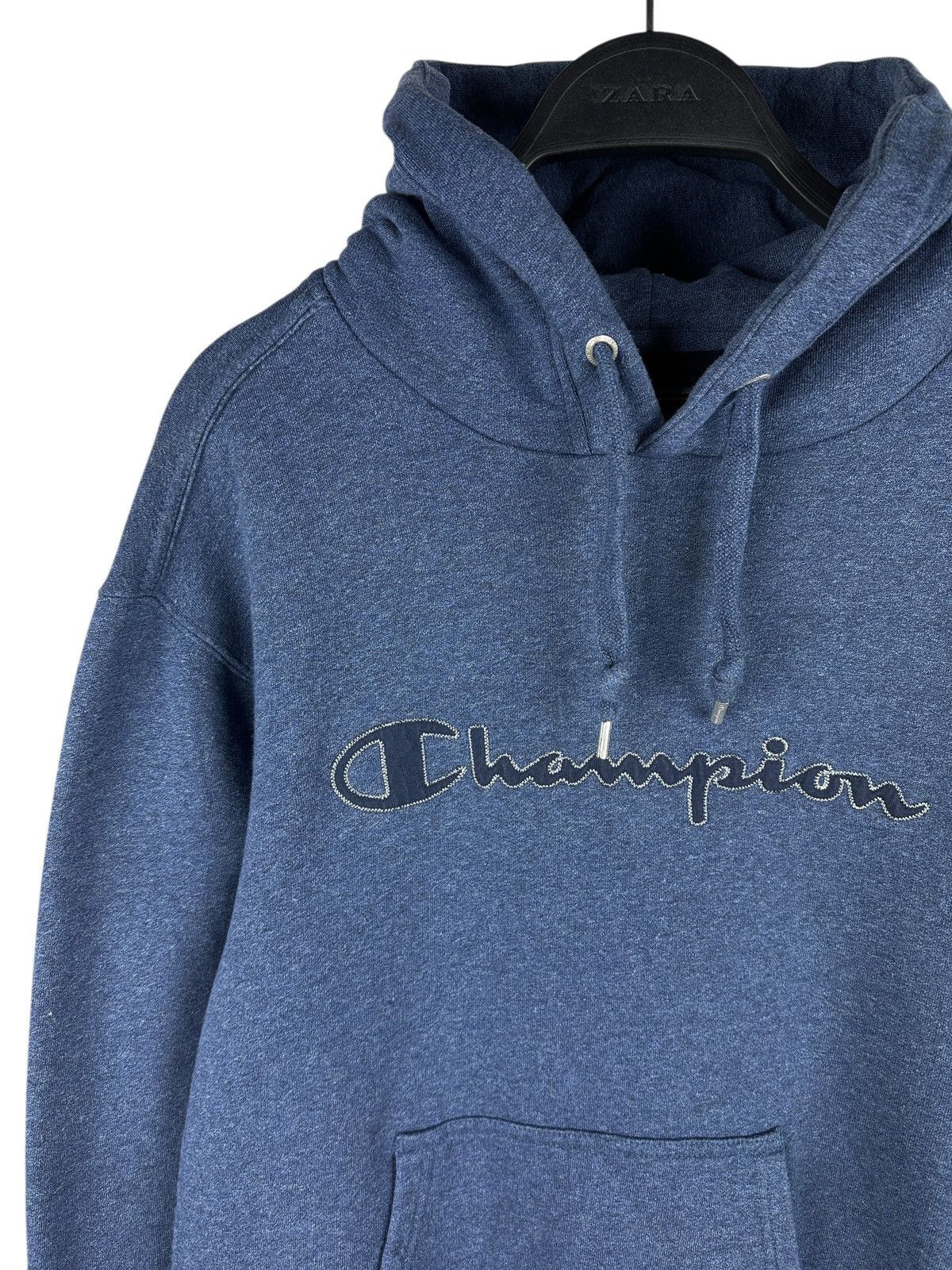 Champion Vintage Champion Big Logo Men’s Hoodie Blue Size US L / EU 52-54 / 3 - 2 Thumbnail