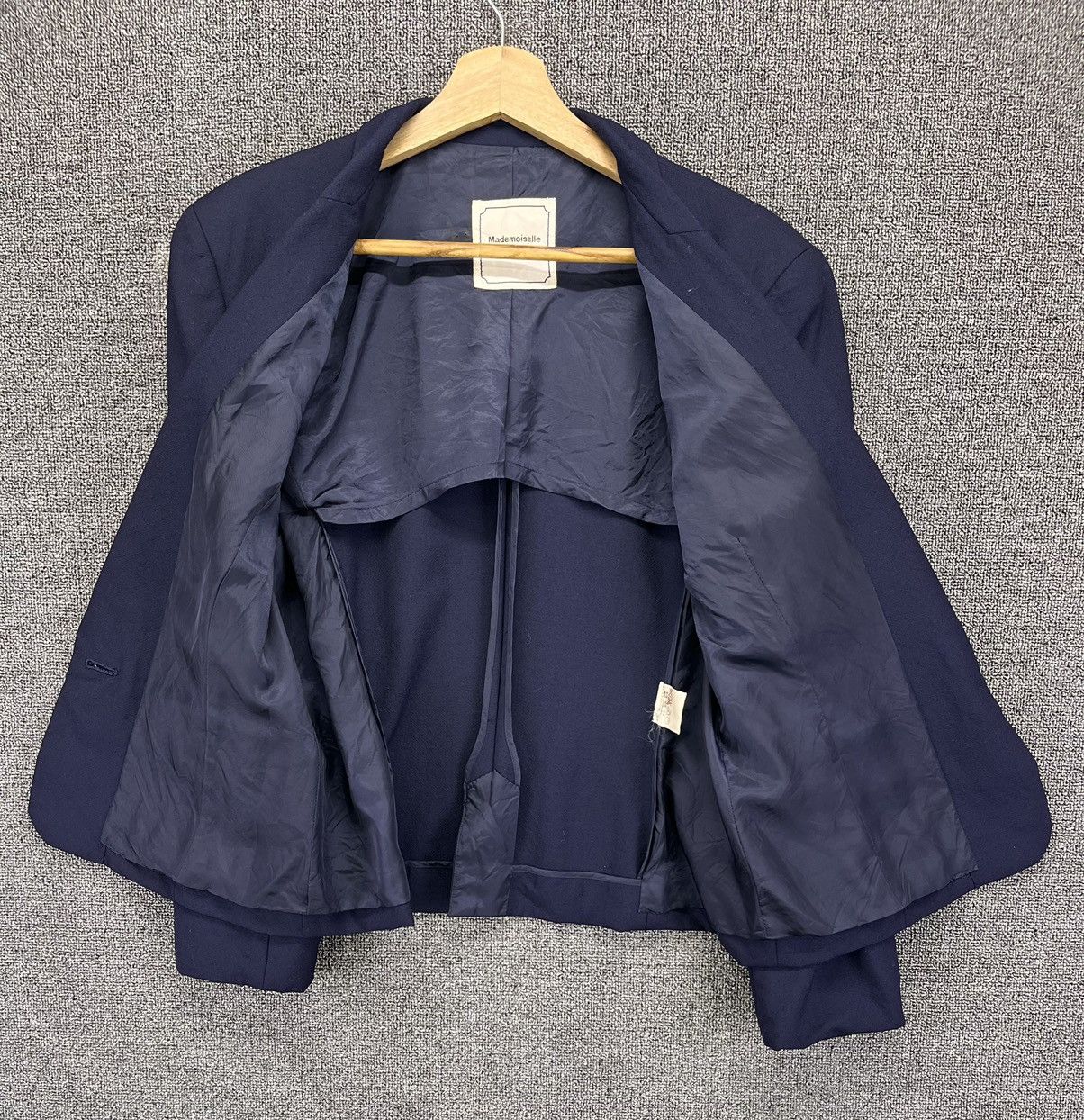 Issey Miyake Issey Miyake X Mademoiselle Non Non Wool Blazer Coat Jacket Size S / US 4 / IT 40 - 5 Thumbnail