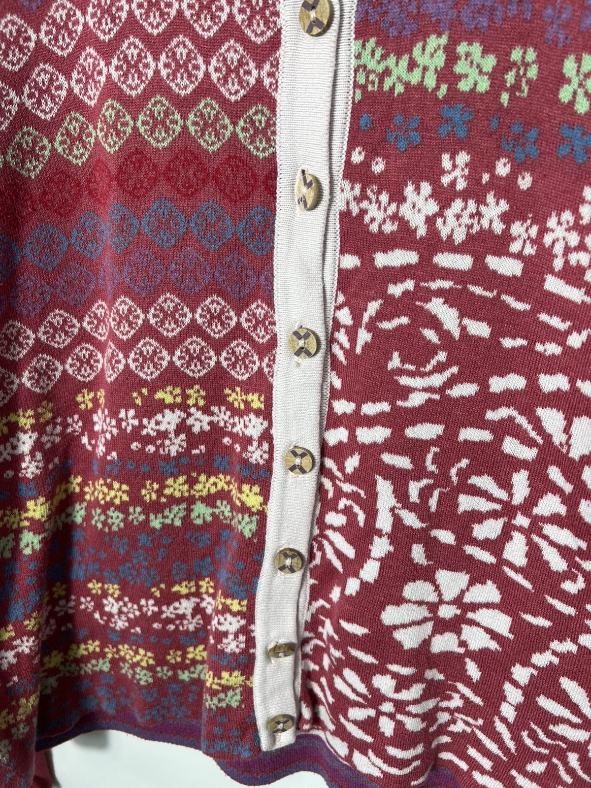 Vintage Vintage luxury designer Kooi Multicolour Cardigan Size M / US 6-8 / IT 42-44 - 4 Thumbnail