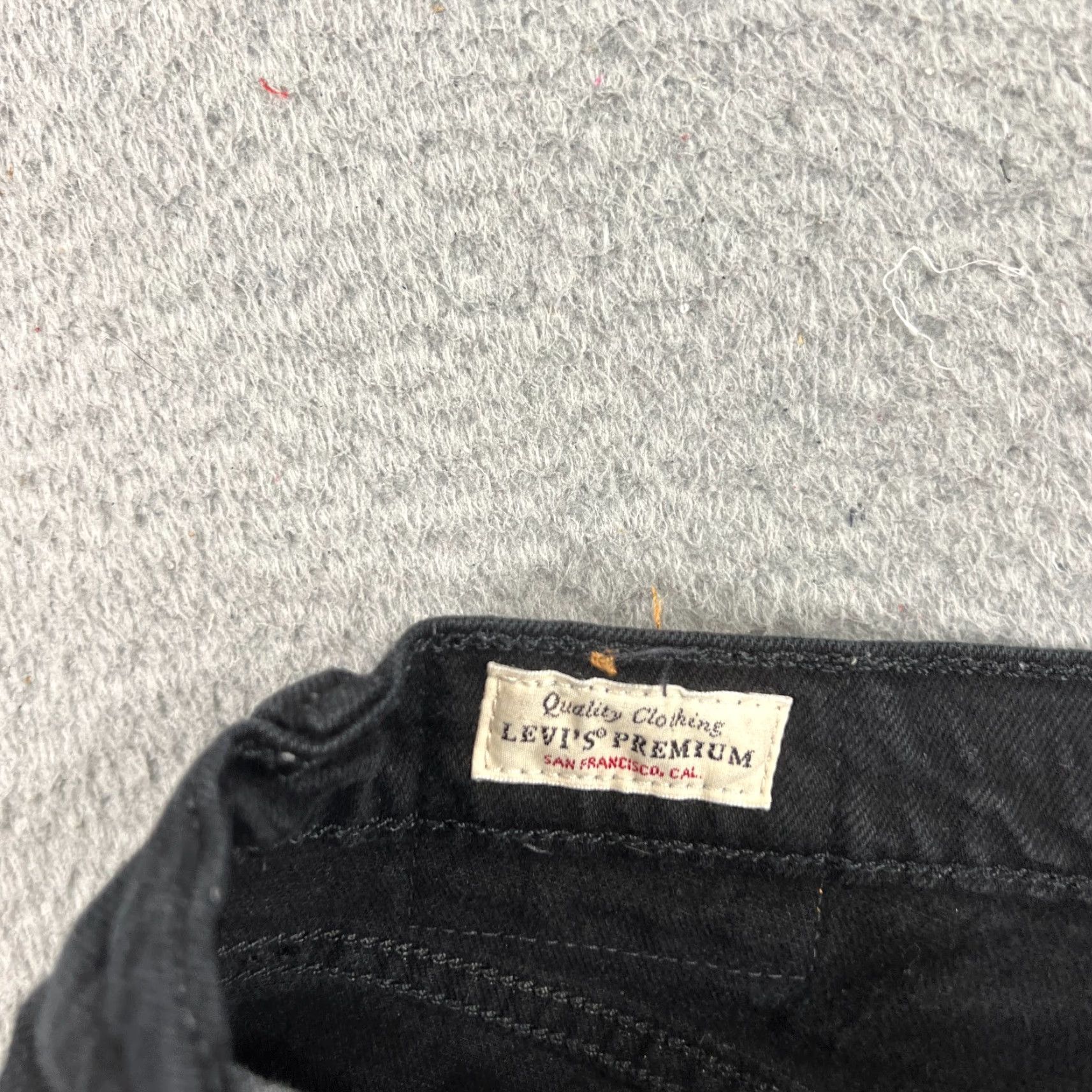 Levi's VINTAGE Levi's 501 Jeans Women Slim 32x28 Denim Black Wash Straight Jeans Girls Womens Size 24" / US 00 / IT 34 - 7 Thumbnail