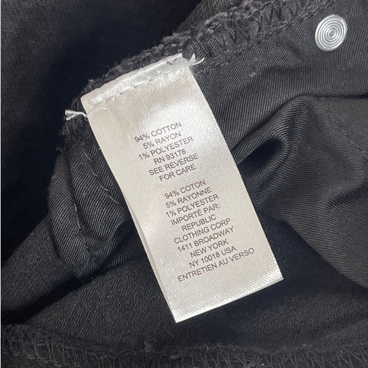 Industrie NWT Industry Republic Clothing Black Denim Skirt Womens Sz 6 Size 28" / US 6 / IT 42 - 6 Thumbnail