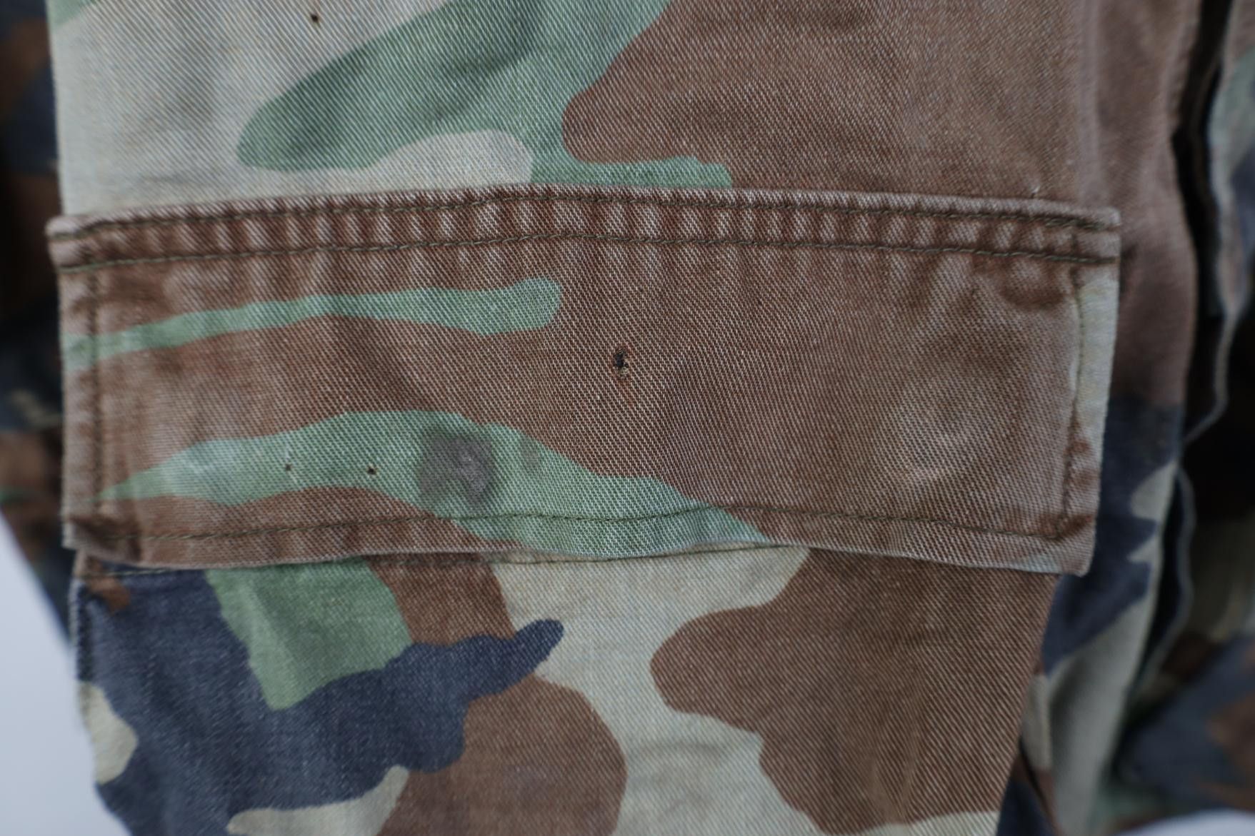 Vintage Vintage 80s USGI Long Woodland Camouflage Combat Coat Jacket Size US M / EU 48-50 / 2 - 9 Thumbnail