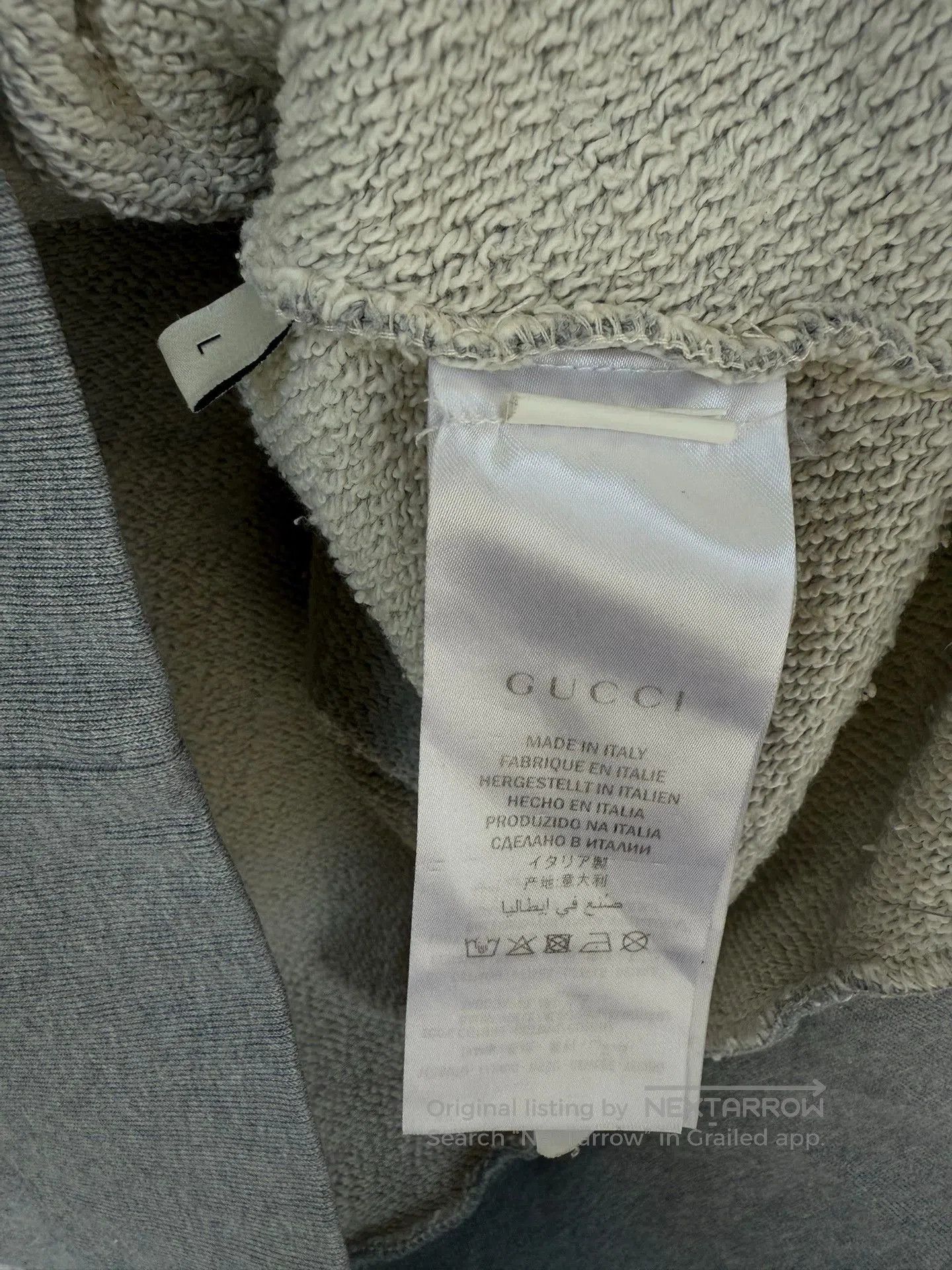 Gucci gucci logo sweatshirt with side stripes. Size US L / EU 52-54 / 3 - 3 Thumbnail