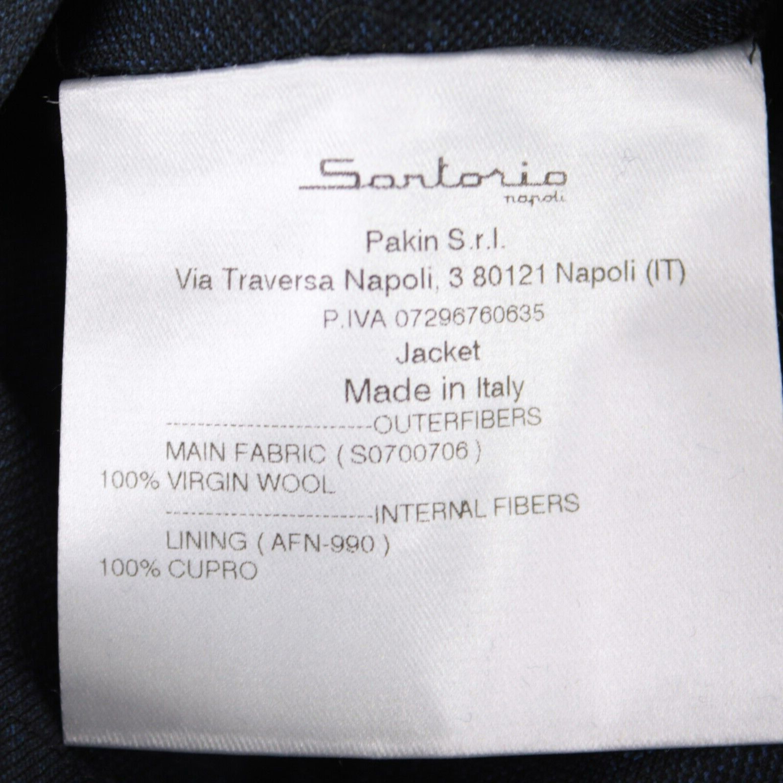 SARTORIO Sartorio Suit Size US 40 Regular in Blue Size 40R - 9 Thumbnail
