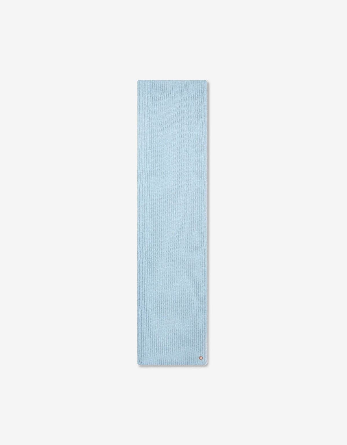Casablanca Casablanca Blue Wool Rib Ski Scarf Size ONE SIZE - 1 Thumbnail