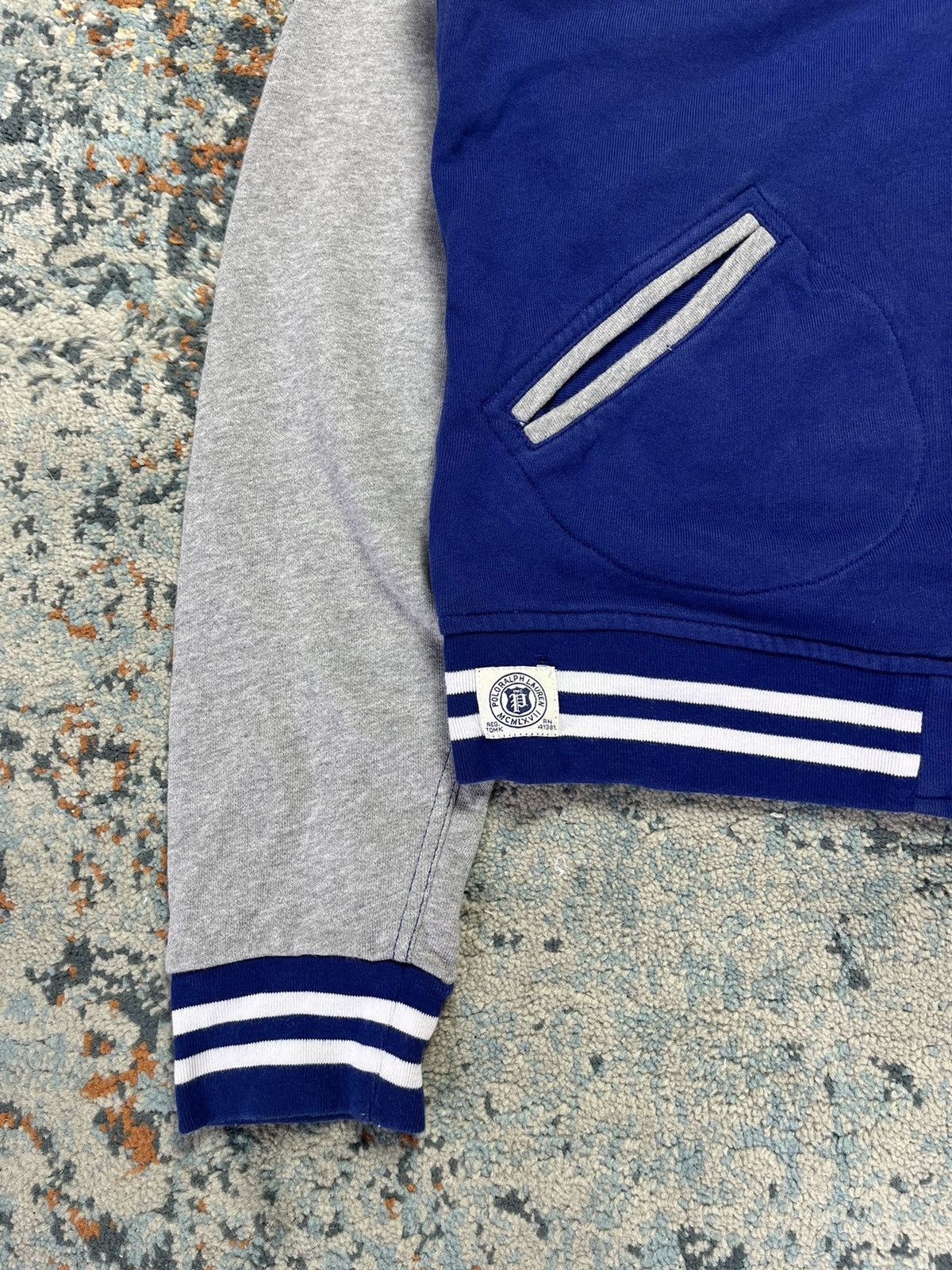 Polo Ralph Lauren × Vintage Vintage 00s Polo Ralph Lauren 67 baseball button sweatshirt Size US L / EU 52-54 / 3 - 5 Thumbnail