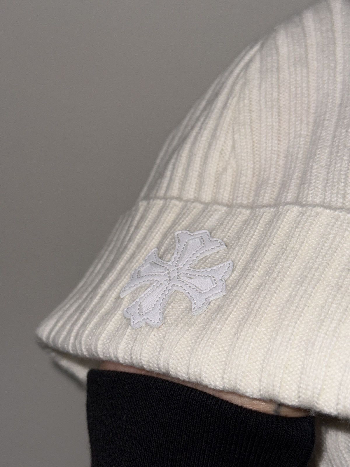 Chrome Hearts Chrome hearts cross patch cashmere beanie Size ONE SIZE - 3 Thumbnail