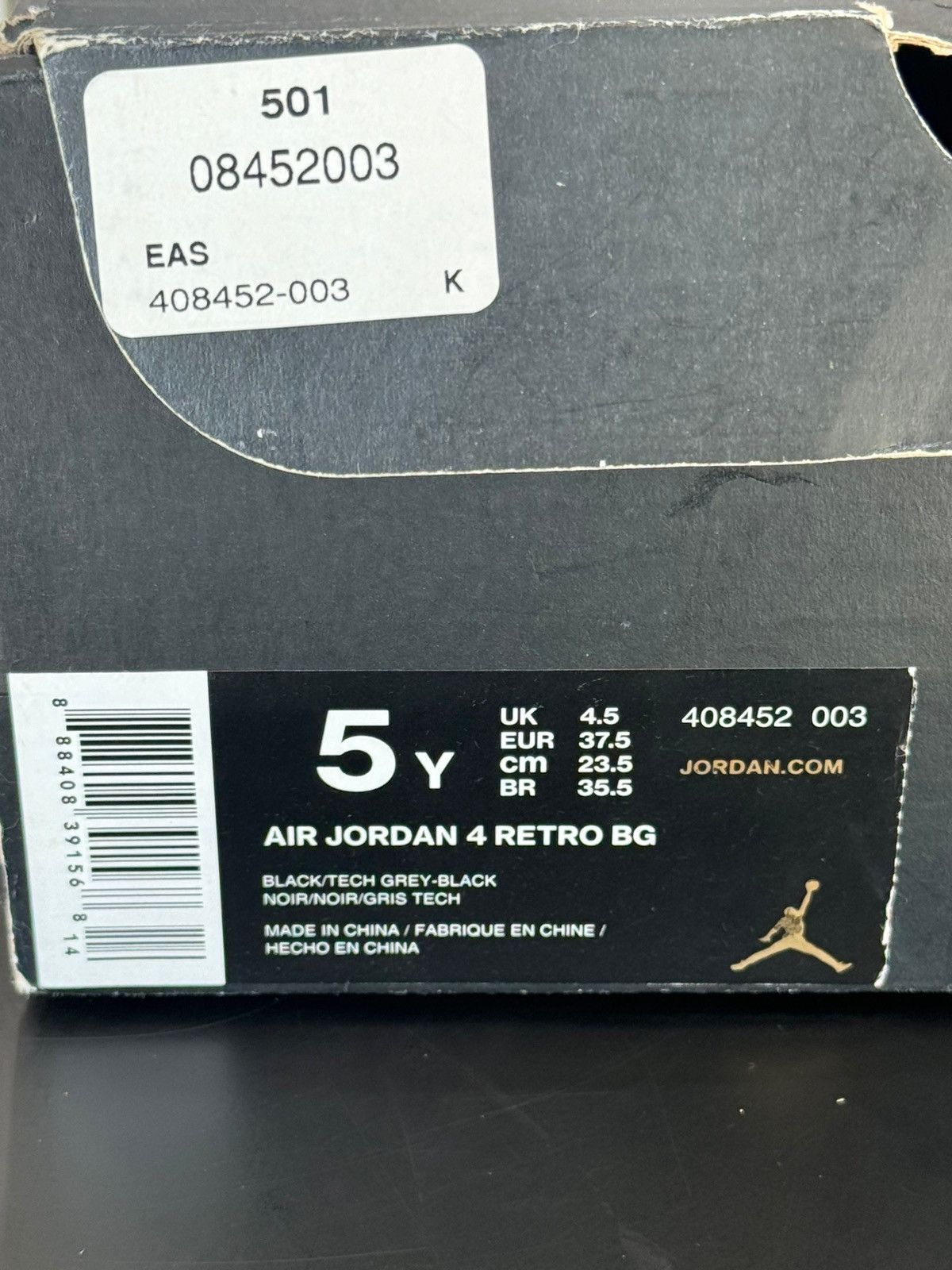 Jordan Brand Air Jordan 4 Oreo Sz. 5Y (2015) Size US 5 / EU 37 - 11 Thumbnail