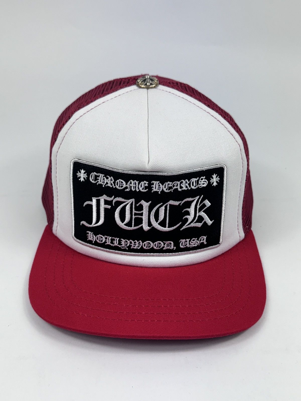 Chrome Hearts F*** LOGO RED TRUCKER CAP ‼️RARE‼️ Size ONE SIZE - 1 Thumbnail