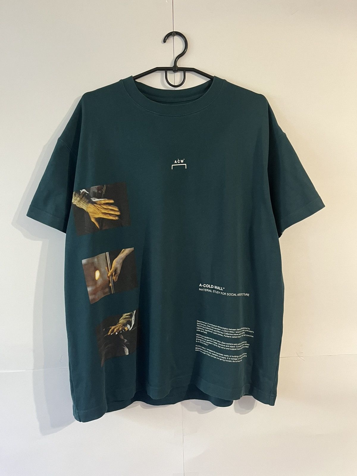 A-COLD-WALL* A Cold Wall ACW Glass Blower Cotton Tee Shirt Made Portugal Size US M / EU 48-50 / 2 - 1 Thumbnail