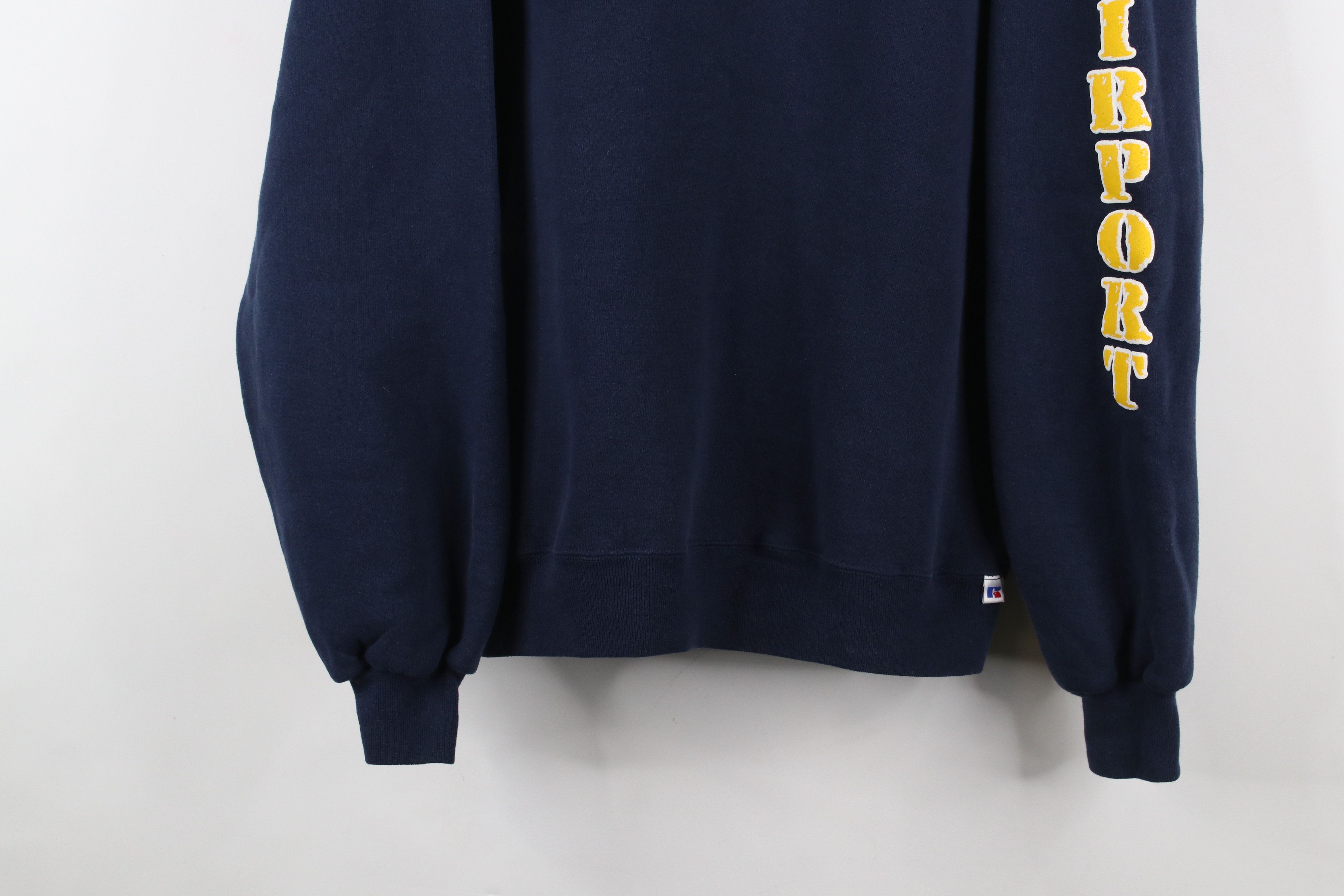 Russell Athletic × Vintage Vintage 90s Russell Athletic Spell Airport Jets Sweatshirt Size US XL / EU 56 / 4 - 3 Thumbnail