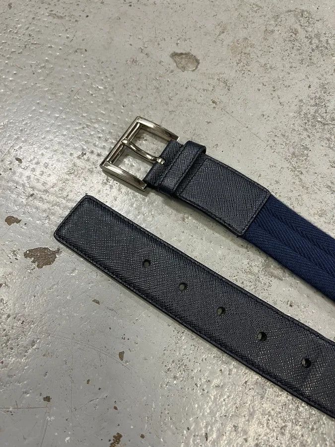 Prada Prada Hybrid Navy Belt Size ONE SIZE - 5 Thumbnail