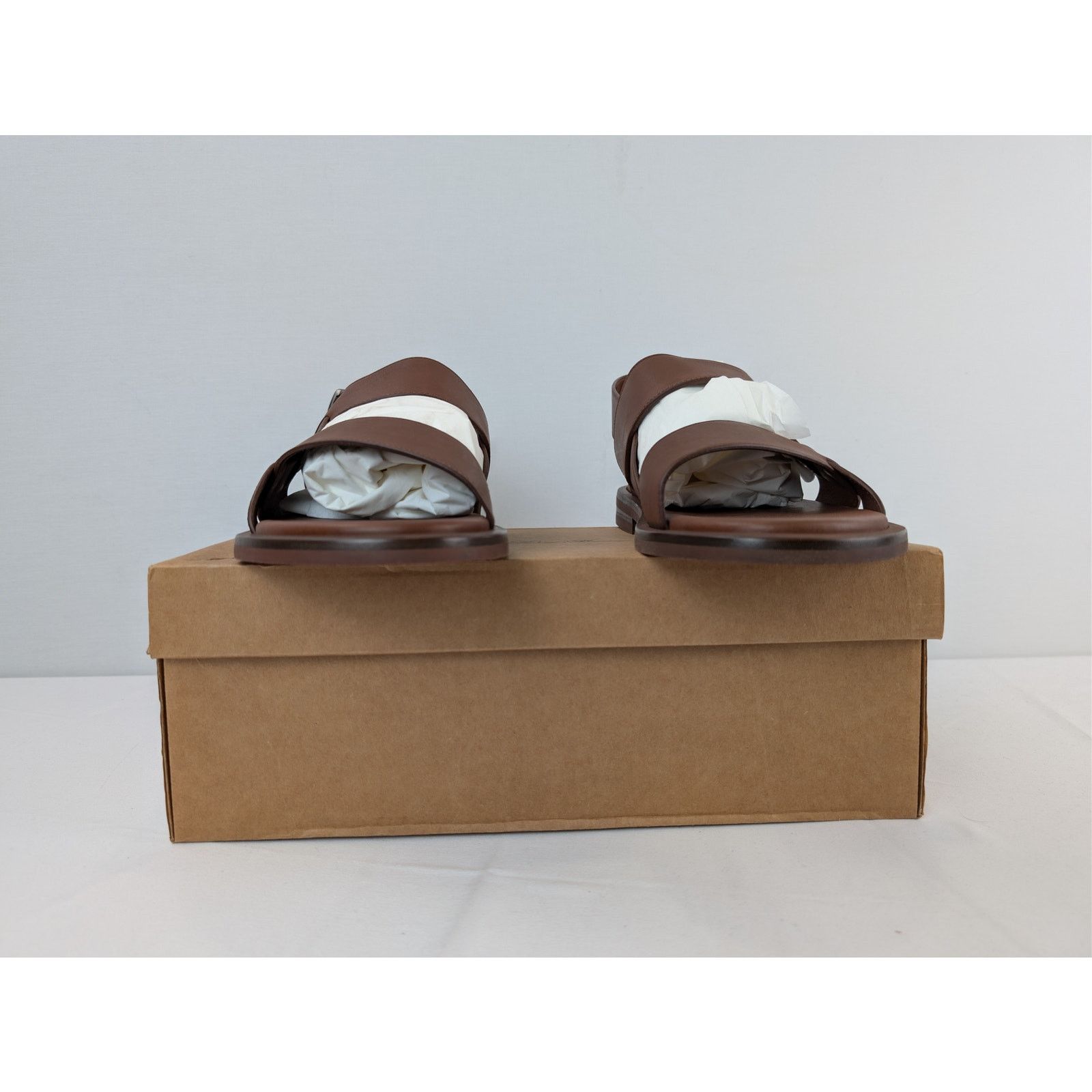 Loro Piana o1rshd1 Slide Sandal Walk Kudu in Aestival Brown Size US 12 / EU 45 - 16 Thumbnail