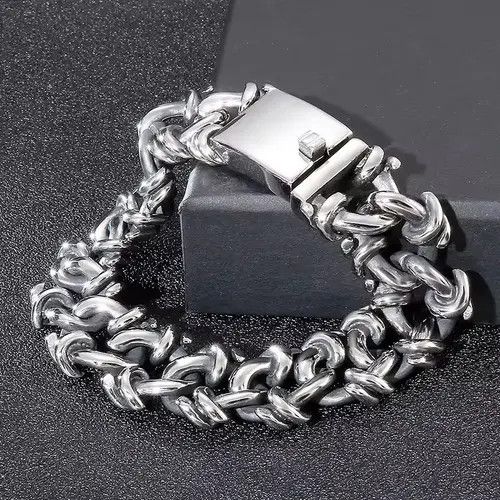 Japanese Brand × Jewelry Wide Cuban Chain Bracelets Size ONE SIZE - 2 Thumbnail