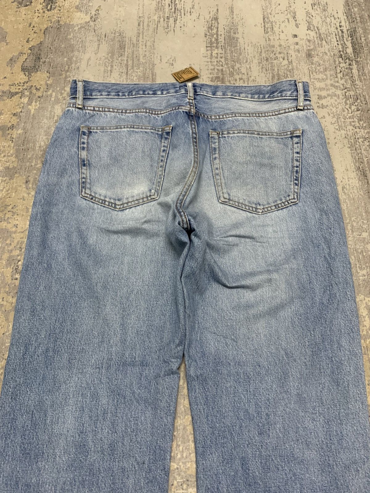Uniqlo GRUNGE Vtg Uniqlo Rusty Distress Regular Fit Straight Size US 34 / EU 50 - 8 Thumbnail