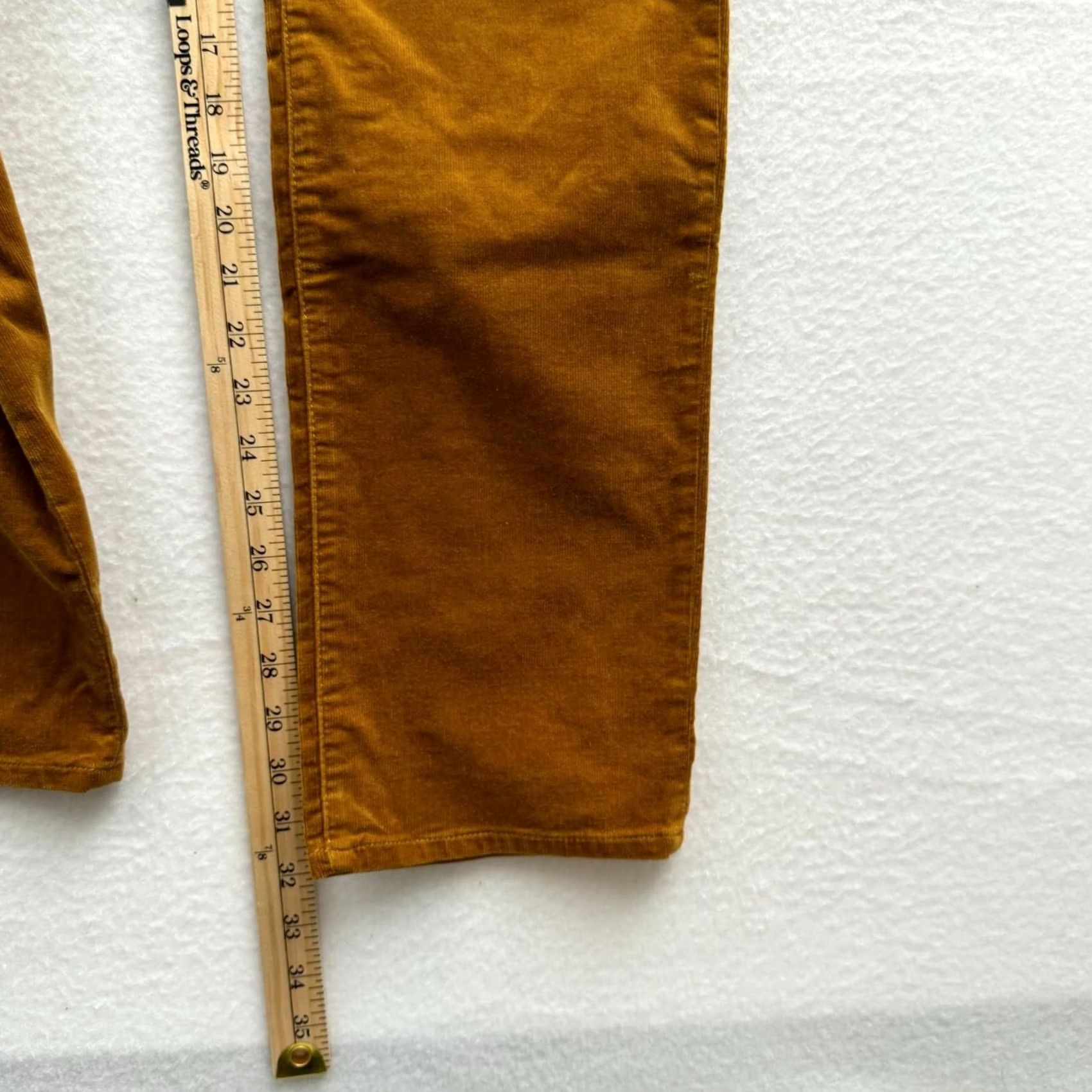 J.Crew VINTAGE? NEw J.Crew Women's 31T 31x32 Brown Corduroy Straight Fit Pants Chinos - Cotton Corduroy Chino Pants Womens 31 In. Brown Size 24" / US 00 / IT 34 - 7 Thumbnail