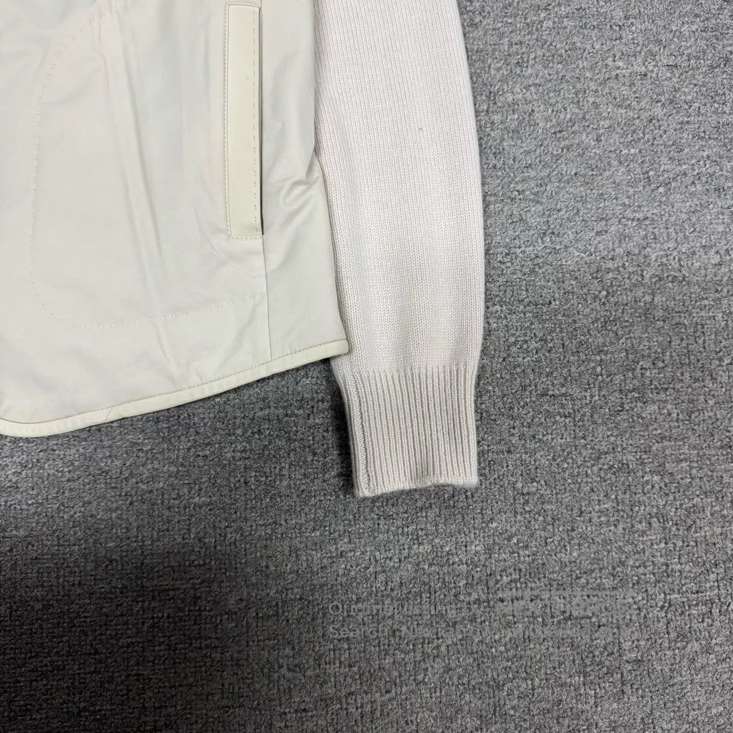 Loro Piana LORO PIANA size 38 Fur-lined collar; cashmere; patchwork kn Size 3XL / US 20-22 - 4 Thumbnail