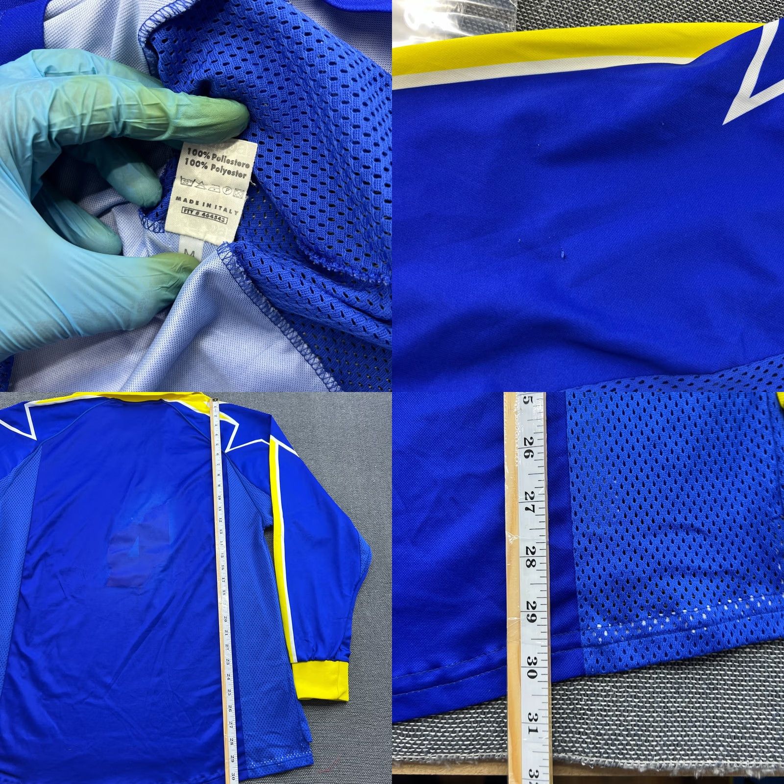 Kappa Juventus 1997-1998 Away Mens football Jersey XL KAPPA Gara Long Sleeve Adult Blue 100% Polyester Moisture Wicking Quick Dry Vintage Jersey Mens Size US XL / EU 56 / 4 - 9 Thumbnail